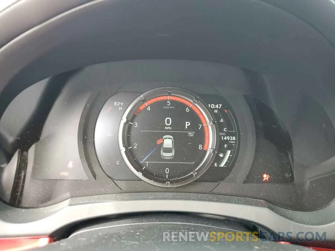 9 fotografías del automóvil dañado JTHAP1D25P5003618 LEXUS IS 500 F S 2023