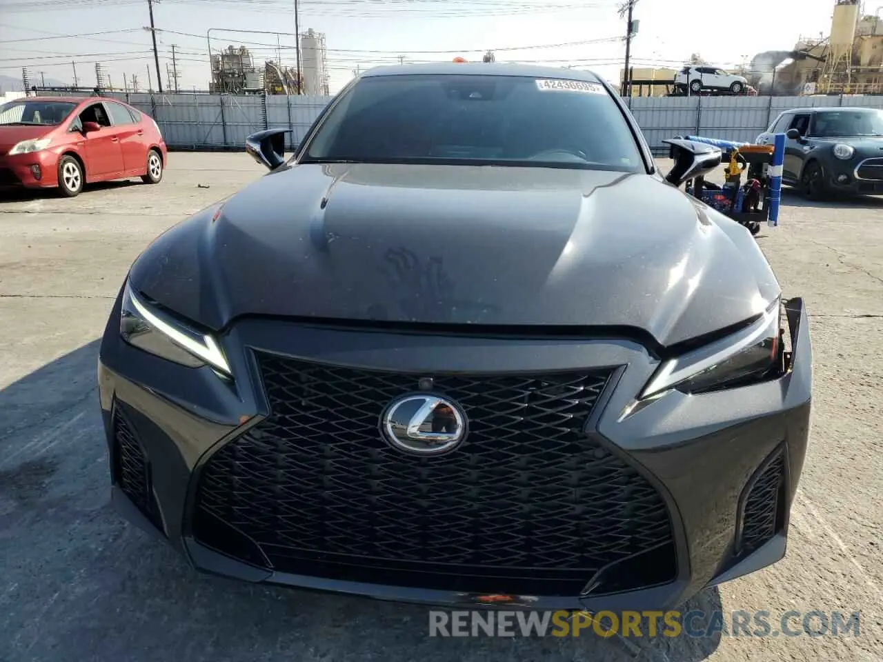 5 fotografías del automóvil dañado JTHAP1D25P5004090 LEXUS IS 500 F S 2023