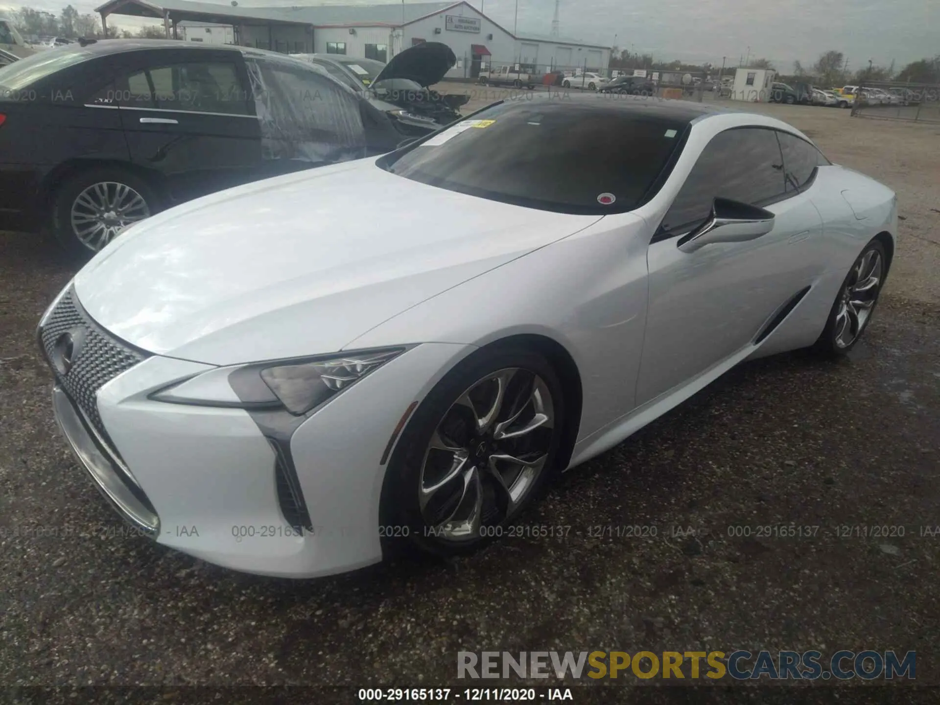 2 fotografías del automóvil dañado JTHBP5AY1MA008368 LEXUS LC 2021
