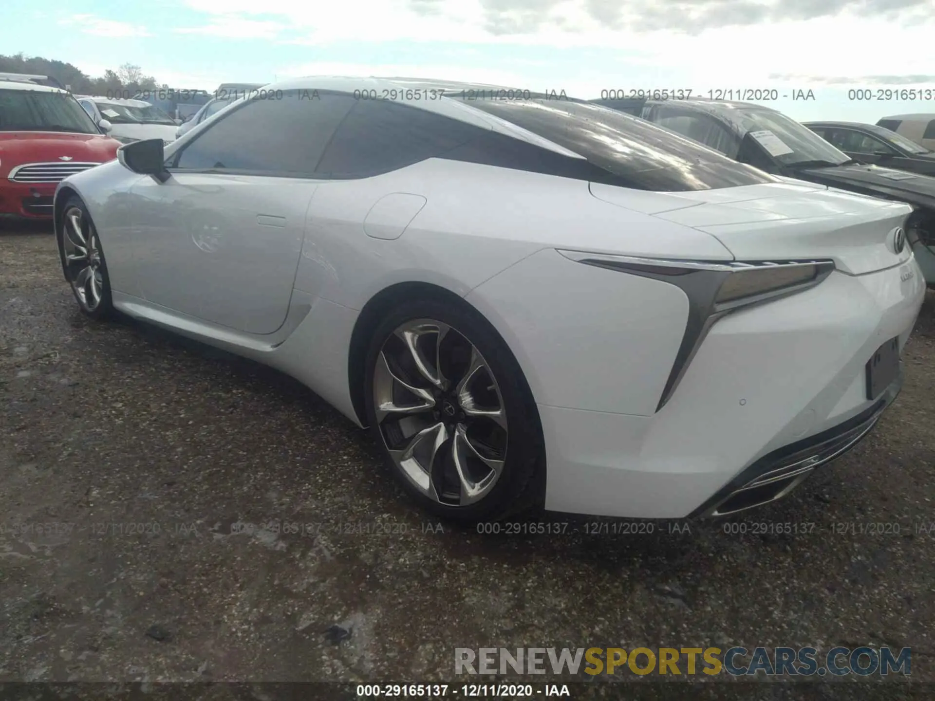 3 fotografías del automóvil dañado JTHBP5AY1MA008368 LEXUS LC 2021