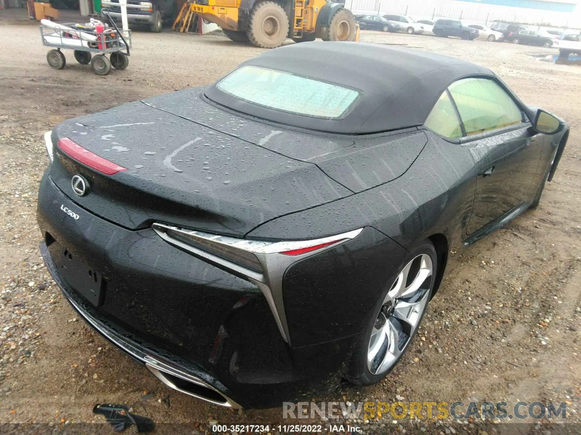 4 fotografías del automóvil dañado JTHKPAAY3MA100865 LEXUS LC 2021