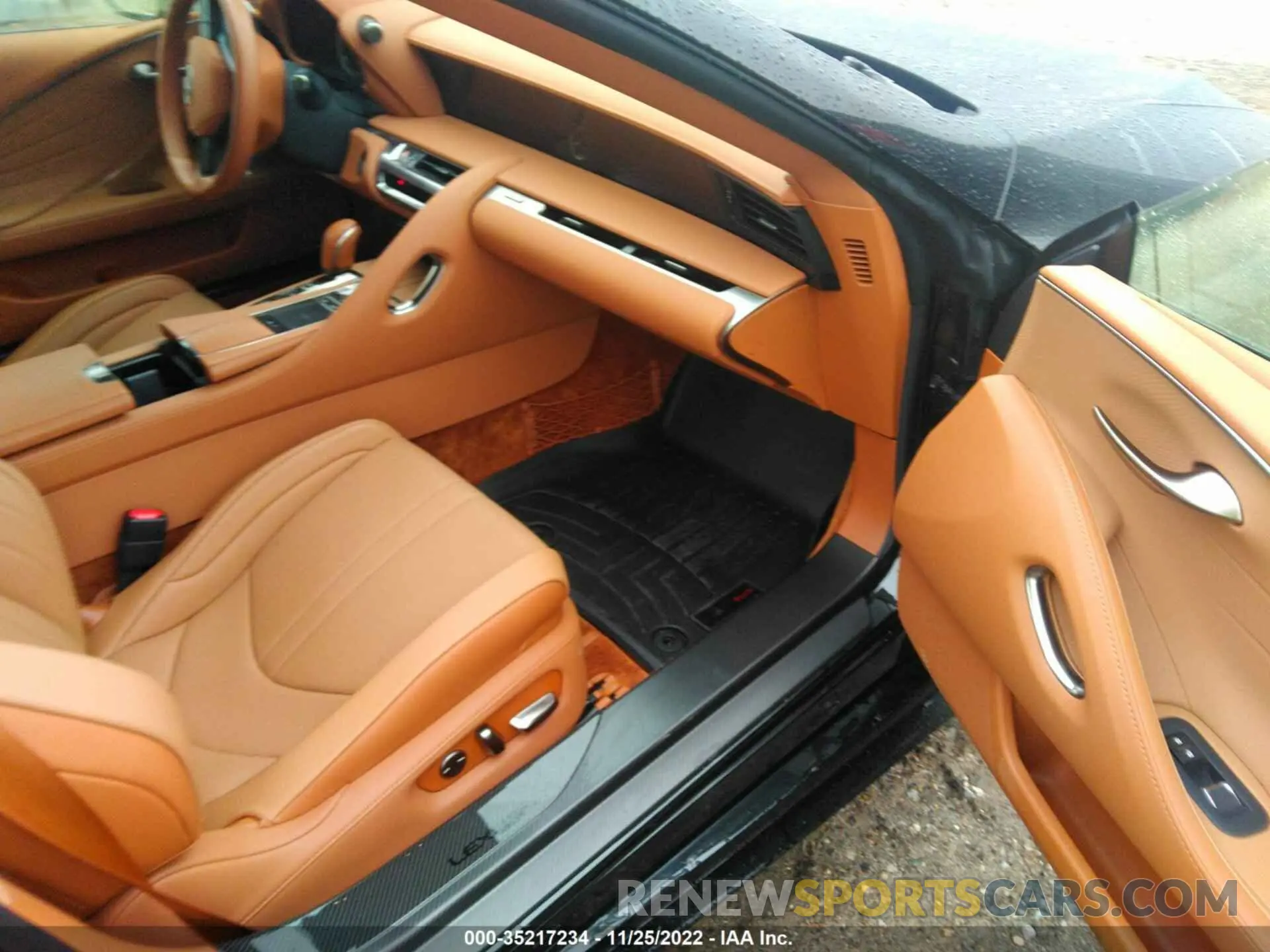 5 fotografías del automóvil dañado JTHKPAAY3MA100865 LEXUS LC 2021