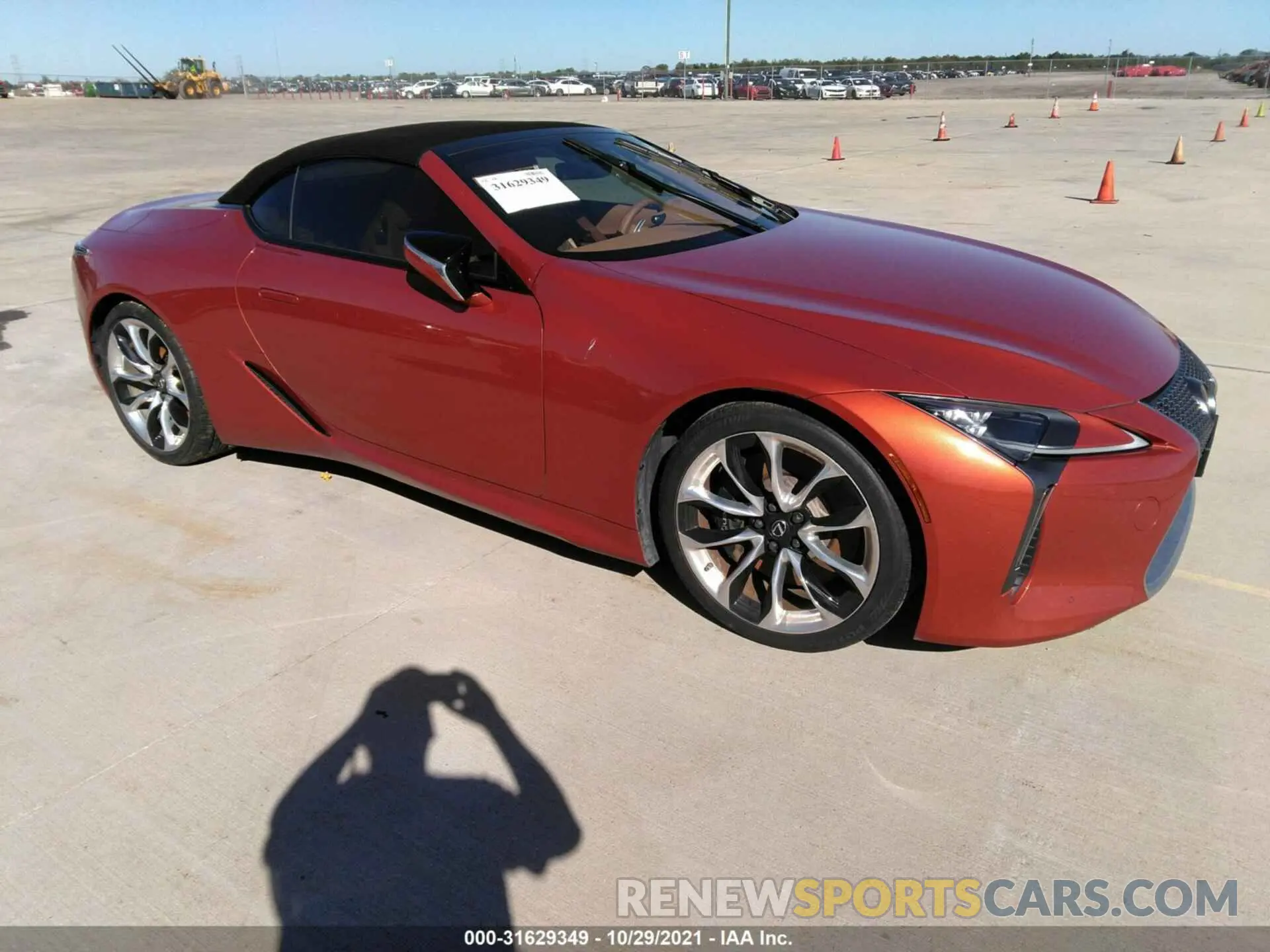 1 fotografías del automóvil dañado JTHKPAAY4MA100826 LEXUS LC 2021