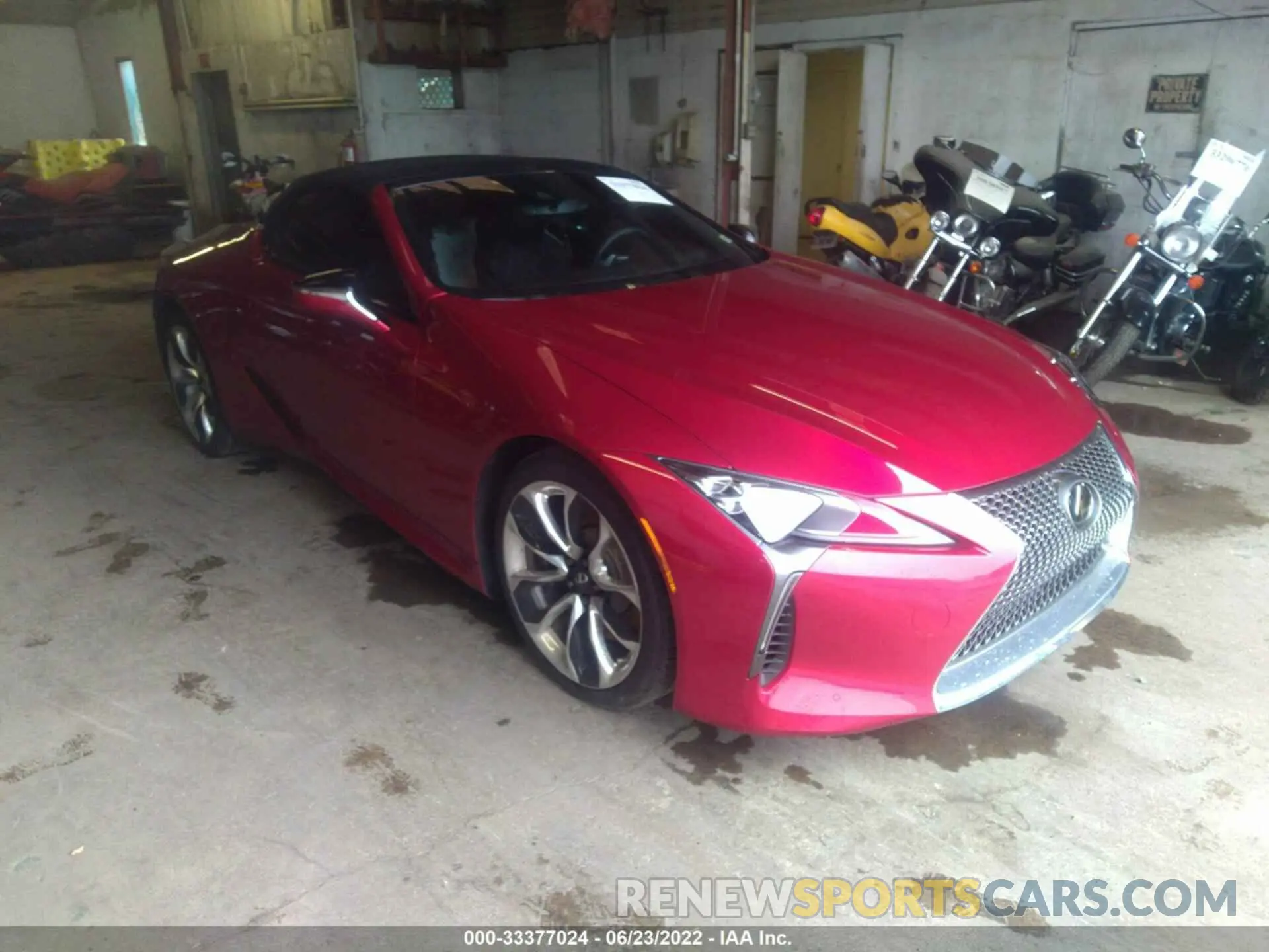 1 fotografías del automóvil dañado JTHKPAAY5MA103881 LEXUS LC 2021