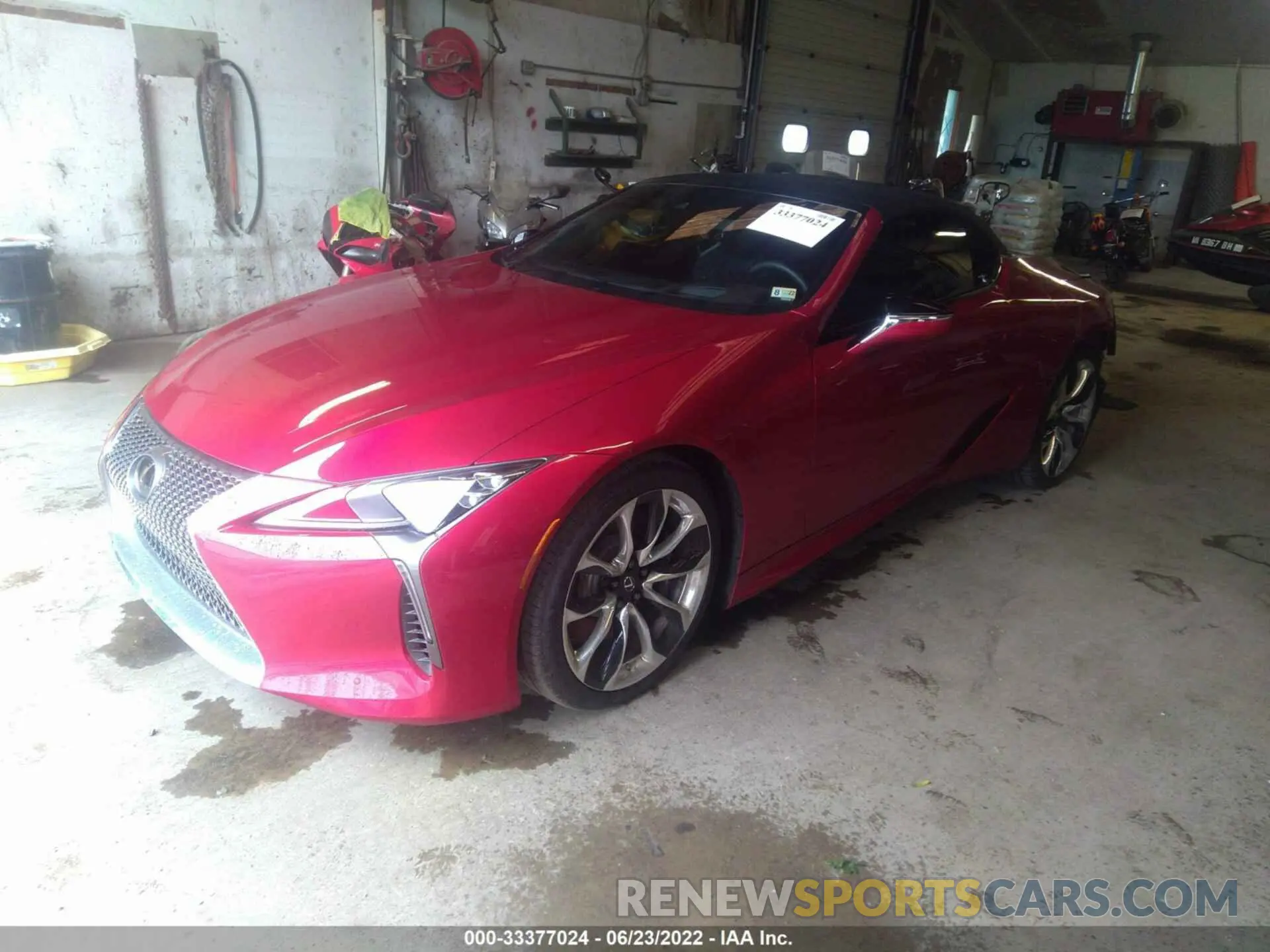 2 fotografías del automóvil dañado JTHKPAAY5MA103881 LEXUS LC 2021