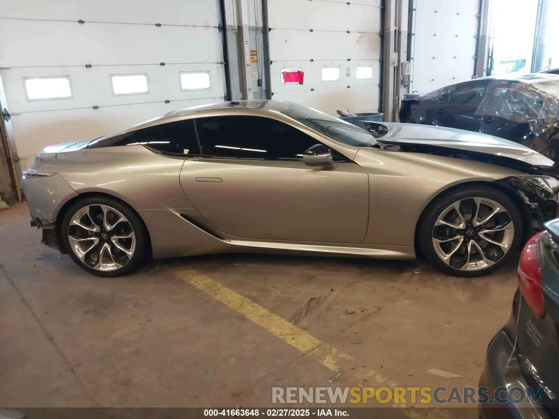 14 fotografías del automóvil dañado JTHHP5AY2KA006295 LEXUS LC 500 2019