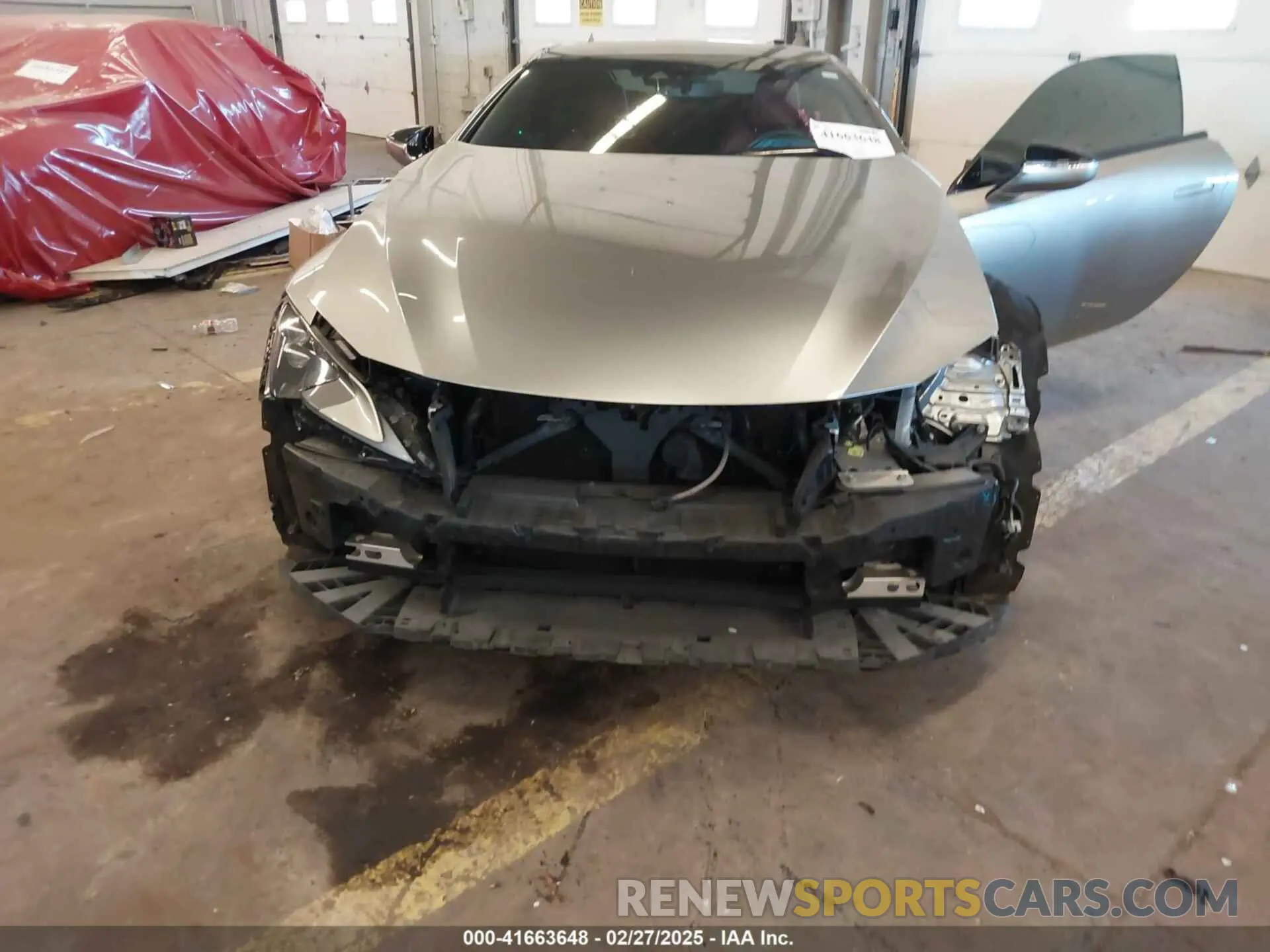 6 fotografías del automóvil dañado JTHHP5AY2KA006295 LEXUS LC 500 2019