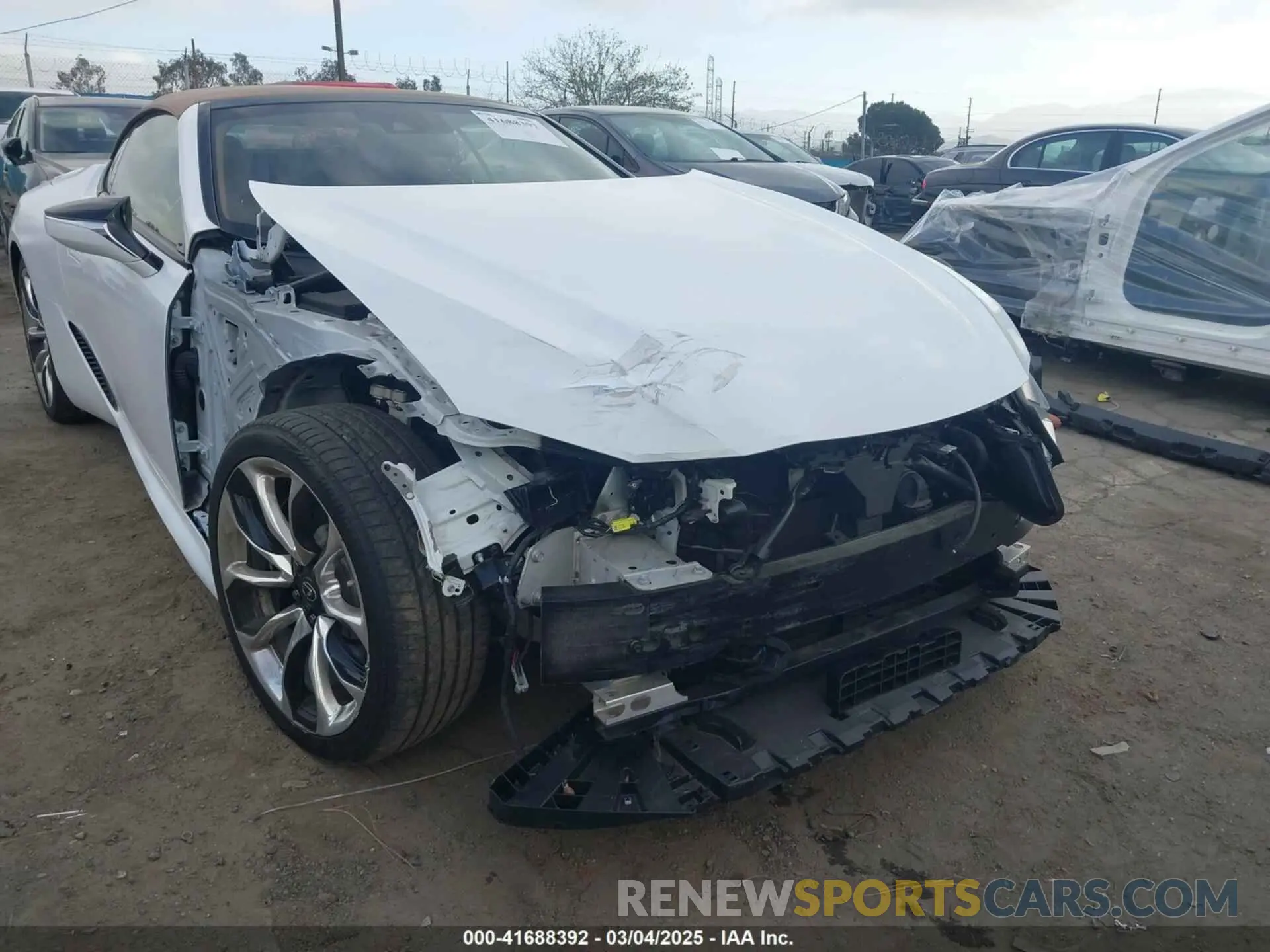 6 fotografías del automóvil dañado JTHKPAAY4MA101264 LEXUS LC 500 2021
