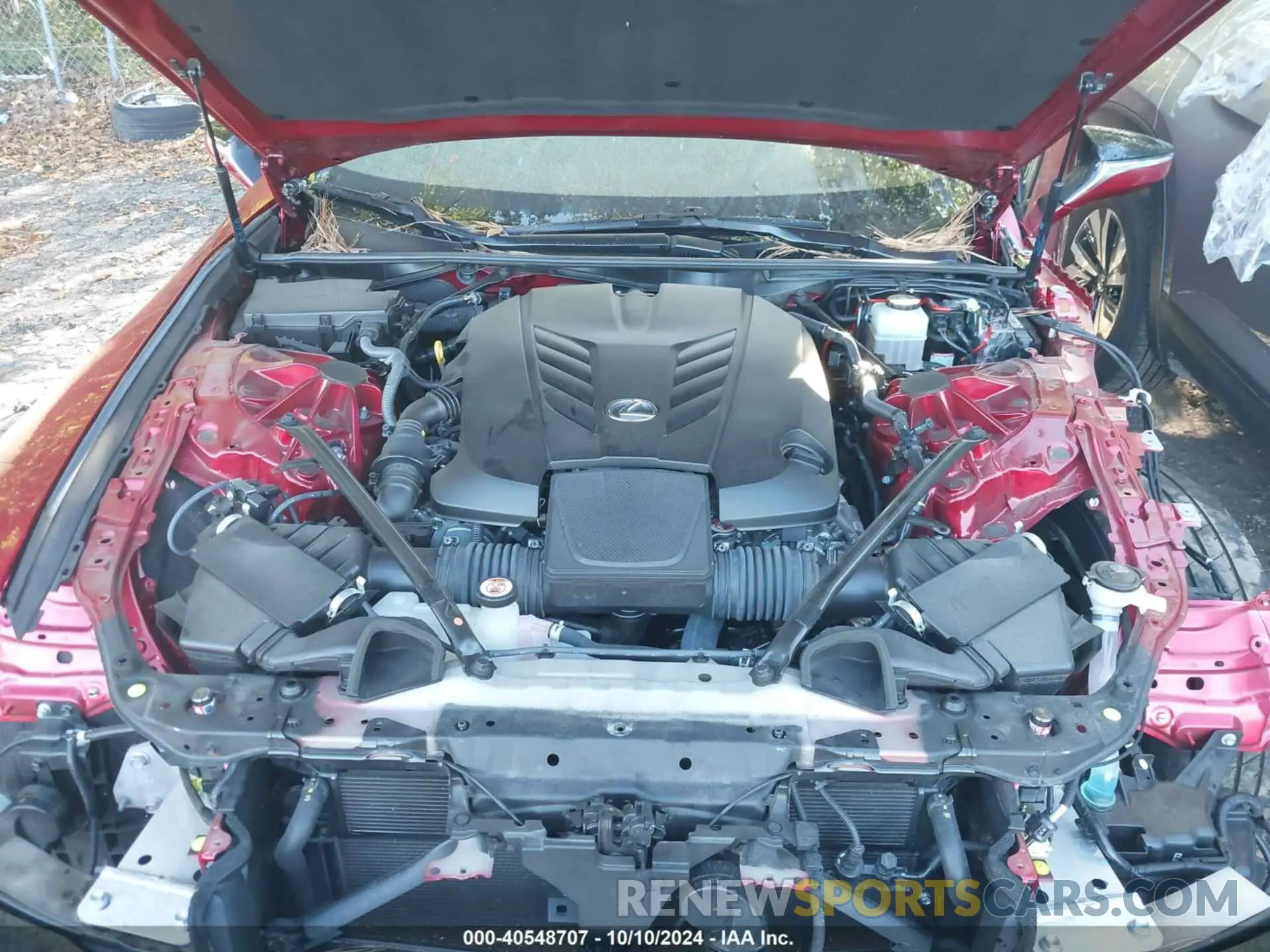 10 fotografías del automóvil dañado JTHMPAAY3PA106341 LEXUS LC 500 2023