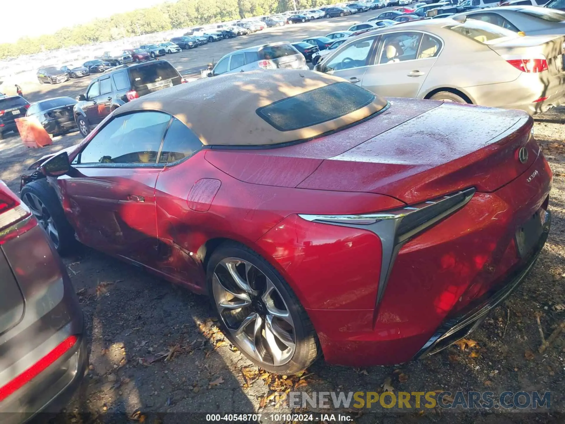 14 fotografías del automóvil dañado JTHMPAAY3PA106341 LEXUS LC 500 2023