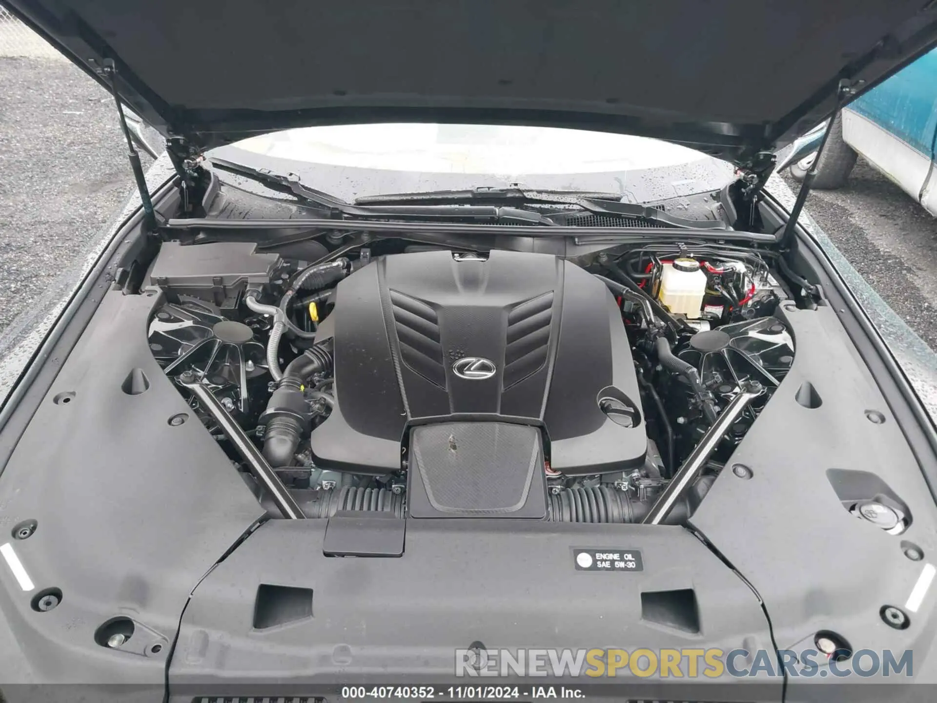 10 fotografías del automóvil dañado JTHMPAAY1RA108656 LEXUS LC 500 2024