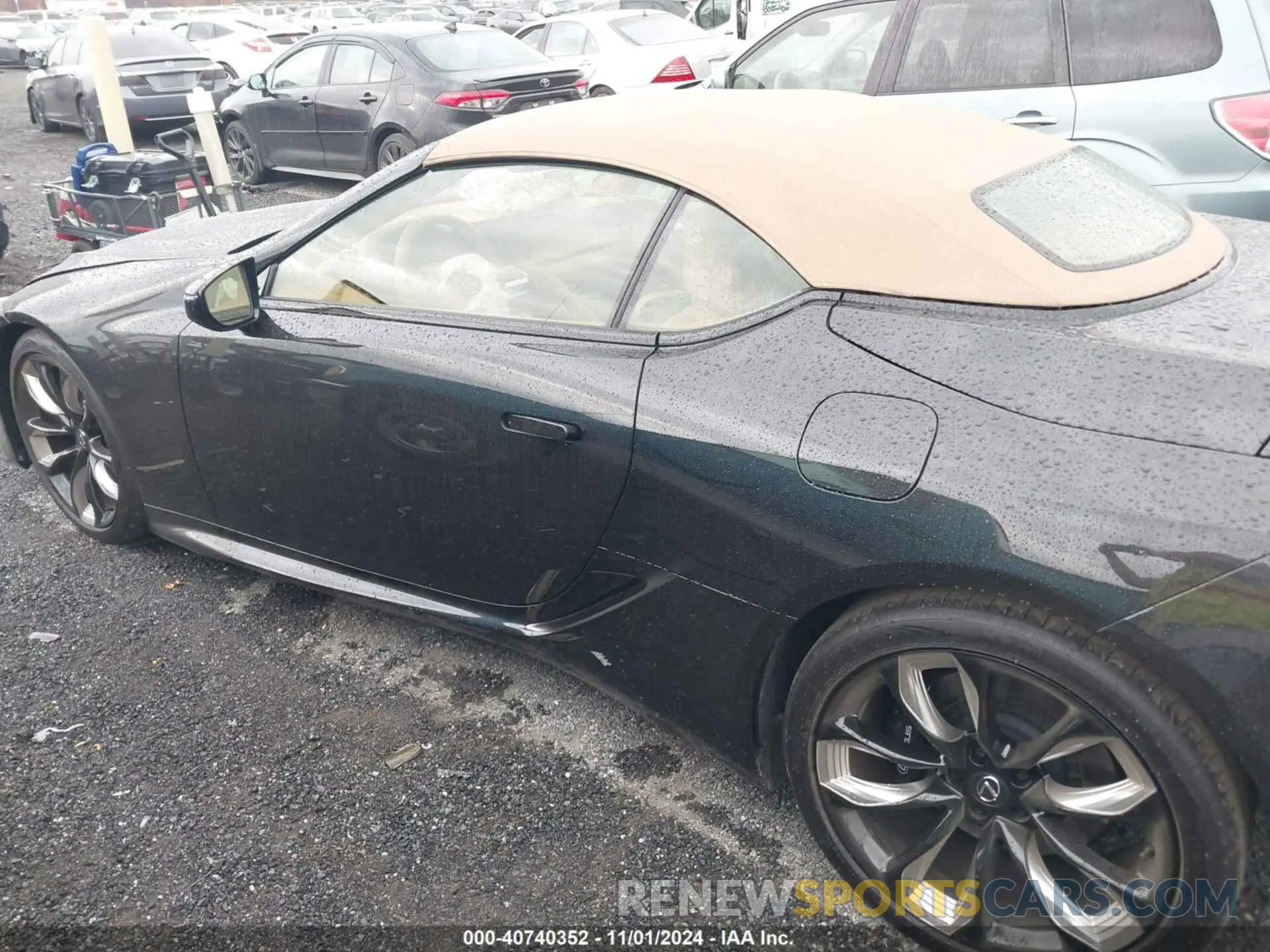 14 fotografías del automóvil dañado JTHMPAAY1RA108656 LEXUS LC 500 2024