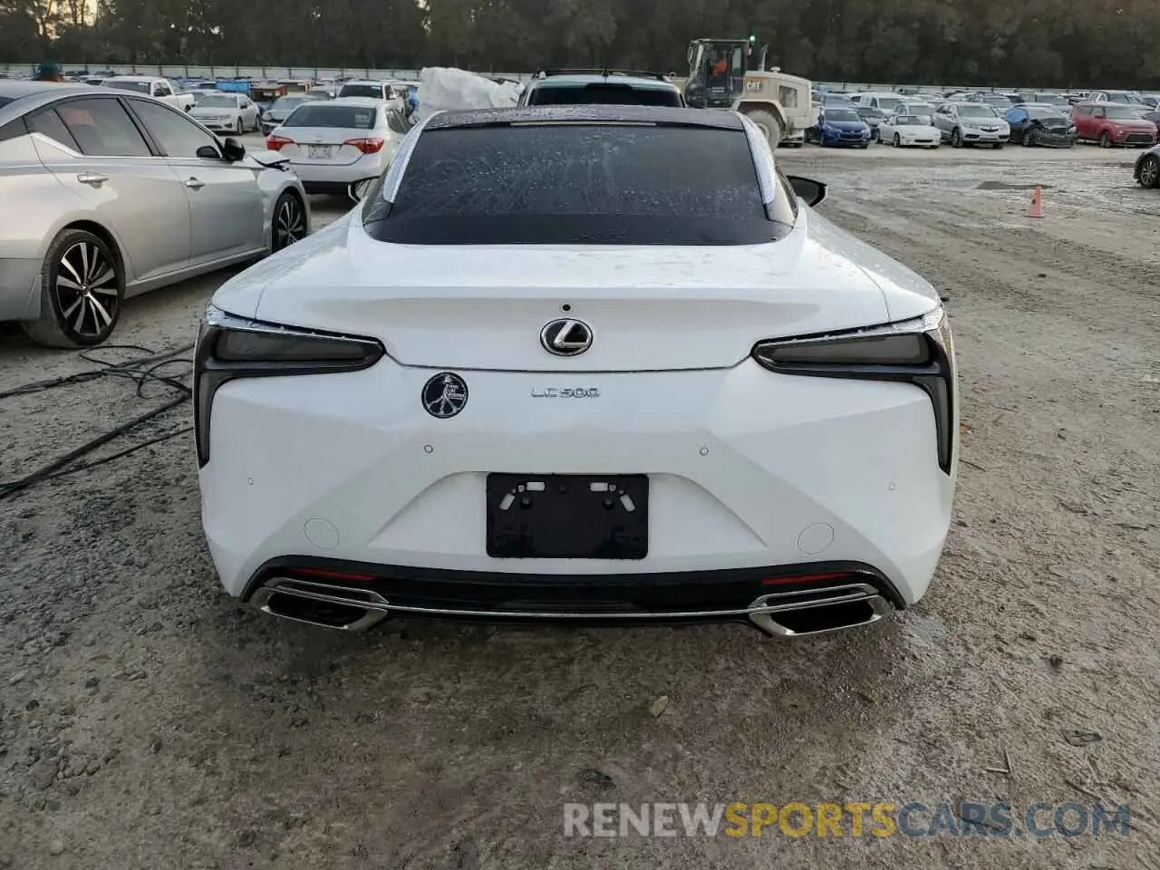 6 fotografías del automóvil dañado JTHHP5AY0KA007123 LEXUS LC500 2019