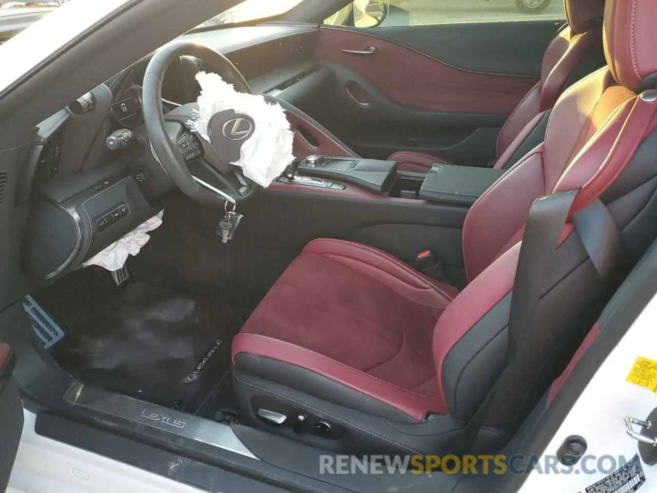 7 fotografías del automóvil dañado JTHHP5AY0KA007123 LEXUS LC500 2019