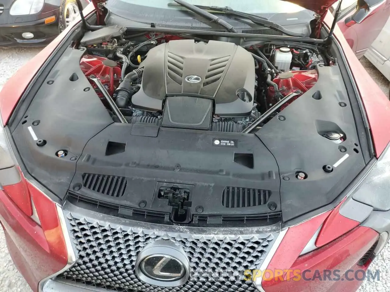 7 fotografías del automóvil dañado JTHHP5AY9KA006410 LEXUS LC500 2019