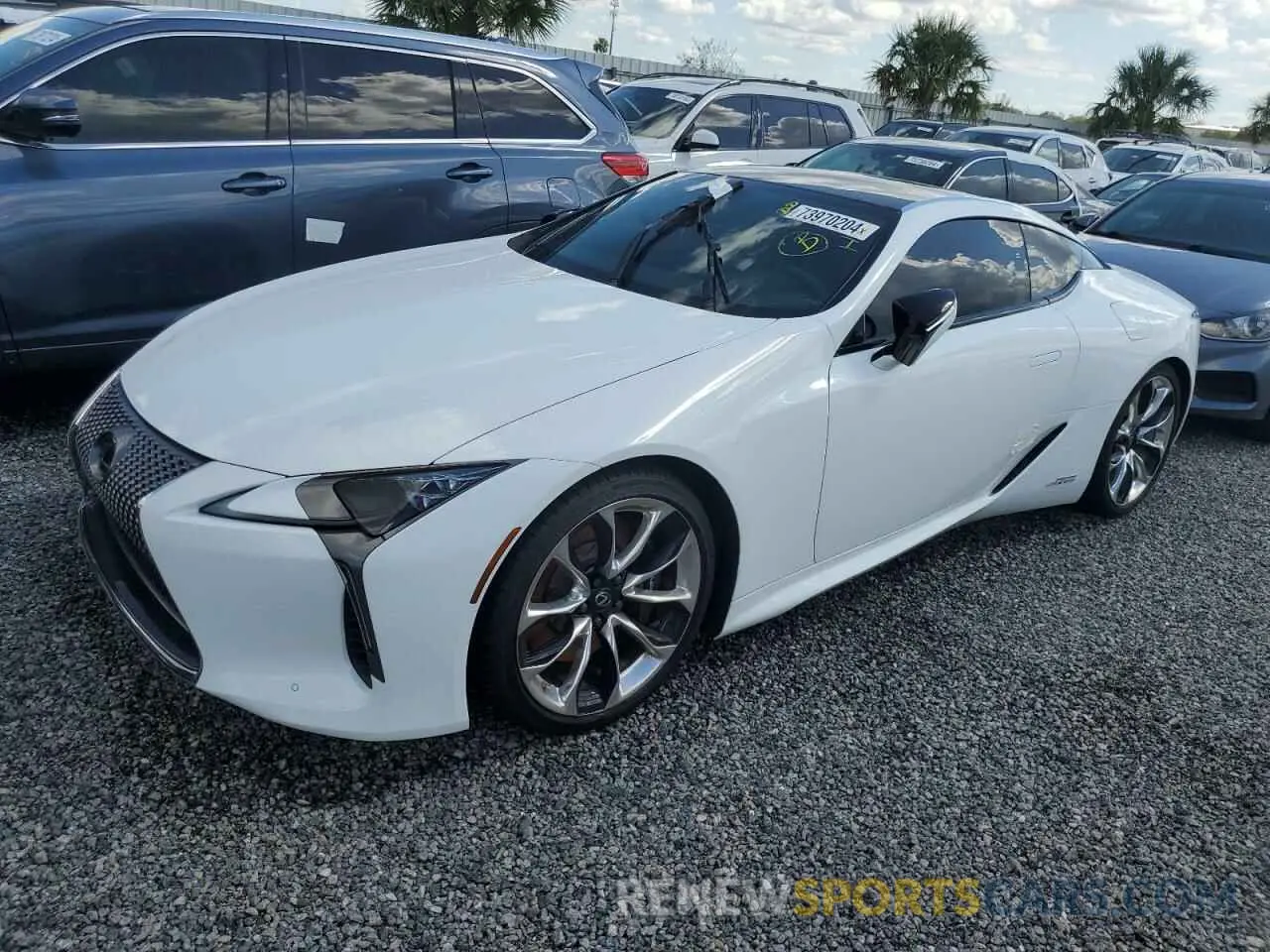 1 fotografías del automóvil dañado JTHBY5AY8LA001946 LEXUS LC500 2020