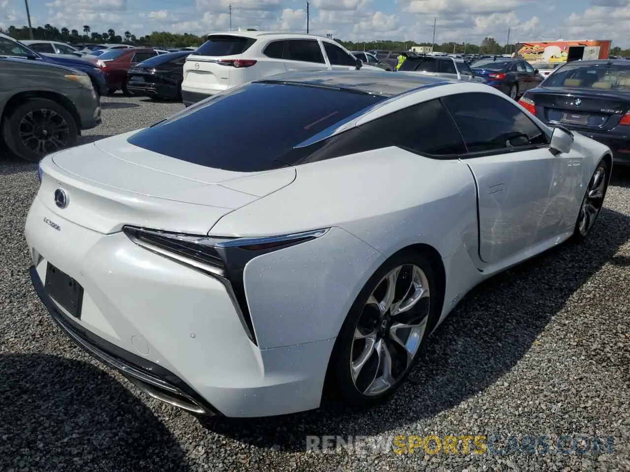 3 fotografías del automóvil dañado JTHBY5AY8LA001946 LEXUS LC500 2020