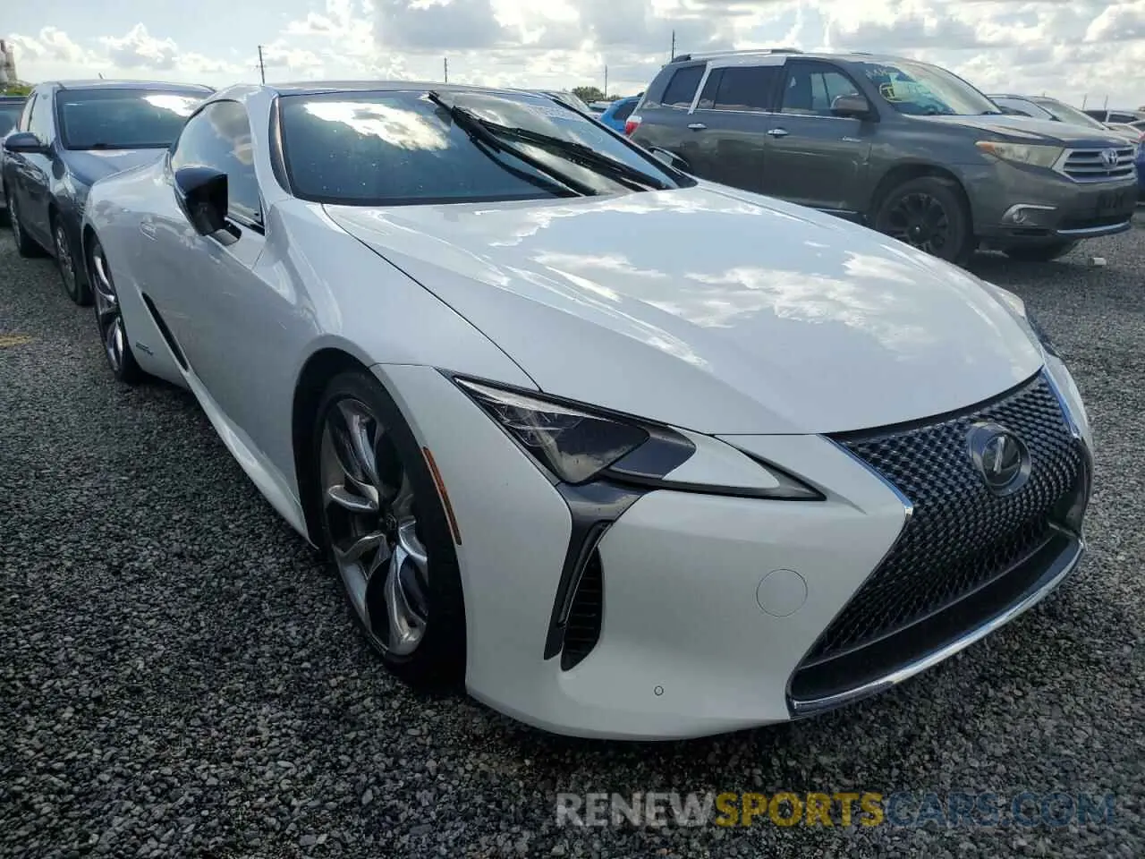 4 fotografías del automóvil dañado JTHBY5AY8LA001946 LEXUS LC500 2020