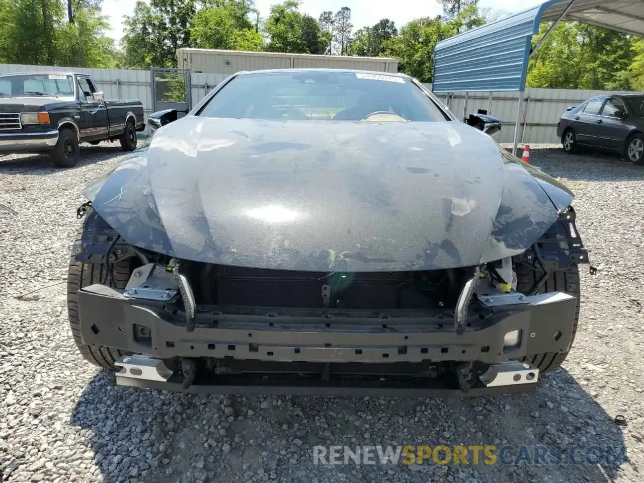 5 fotografías del automóvil dañado JTHAP5AY8MA100492 LEXUS LC500 2021