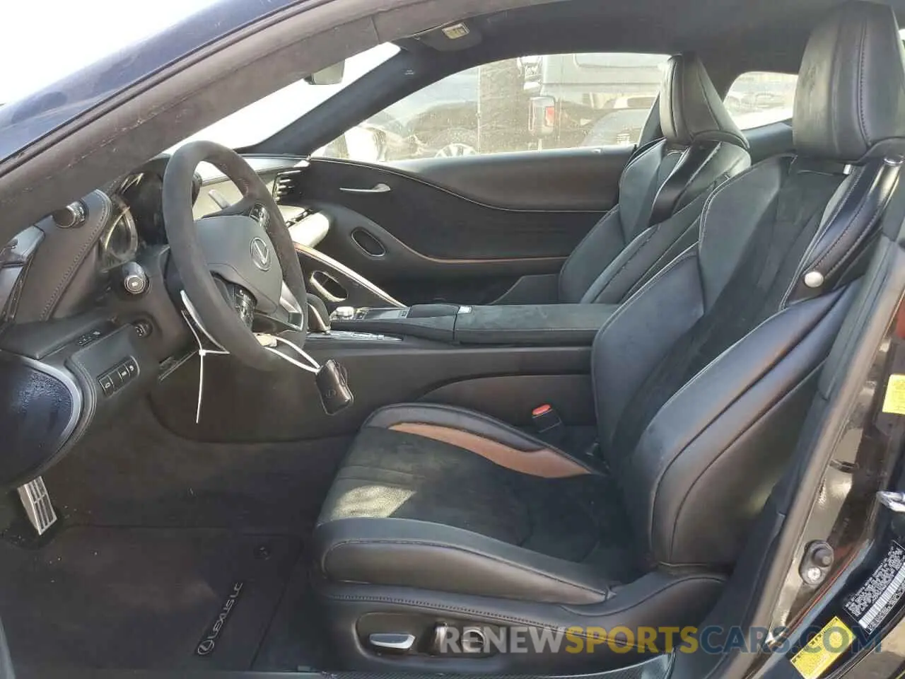 7 fotografías del automóvil dañado JTHCP5AY9MA103619 LEXUS LC500 2021