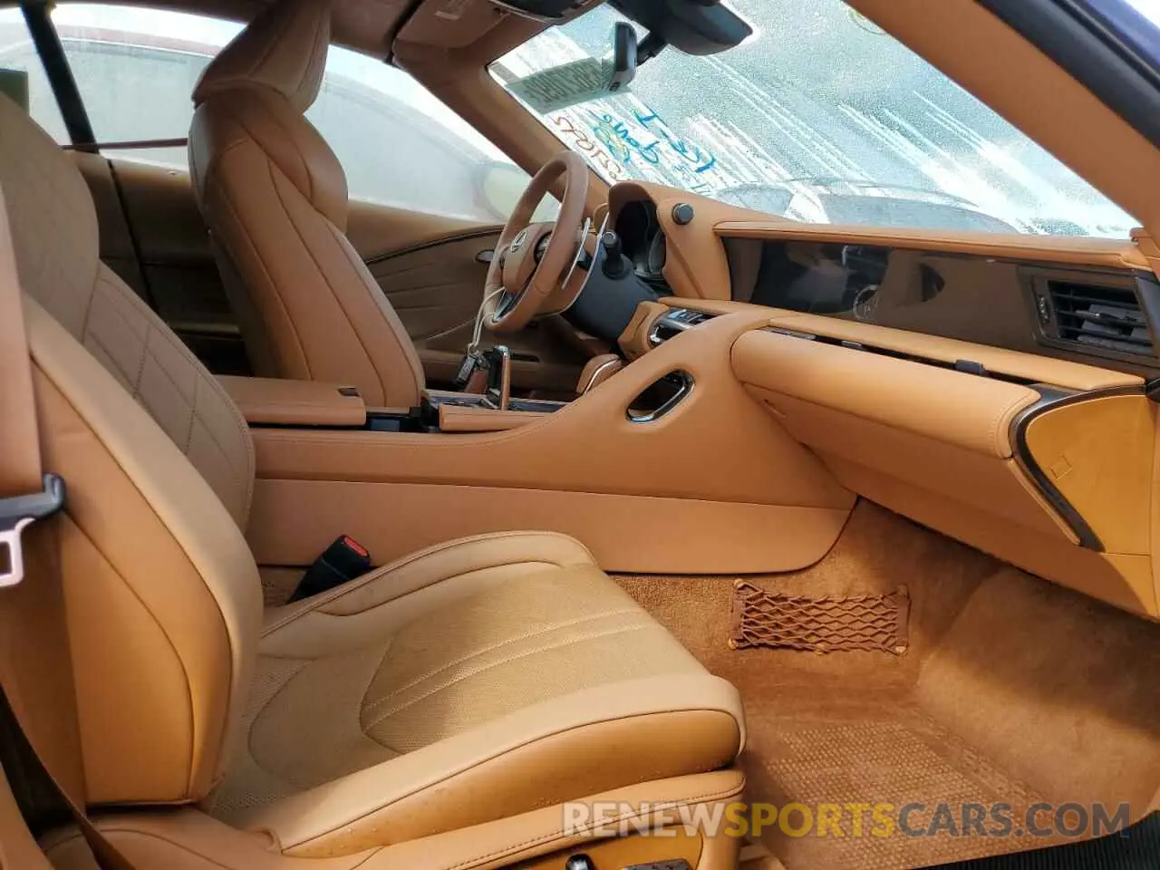 5 fotografías del automóvil dañado JTHKPAAY1MA102534 LEXUS LC500 2021