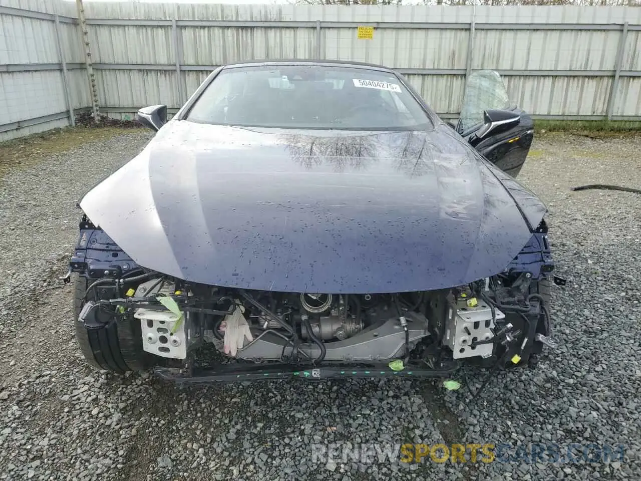 5 fotografías del automóvil dañado JTHKPAAY8MA102594 LEXUS LC500 2021