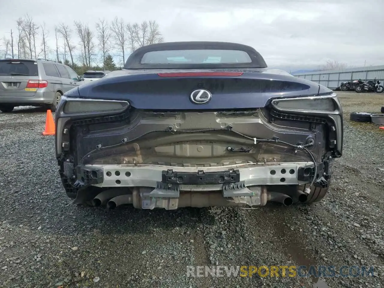 6 fotografías del automóvil dañado JTHKPAAY8MA102594 LEXUS LC500 2021