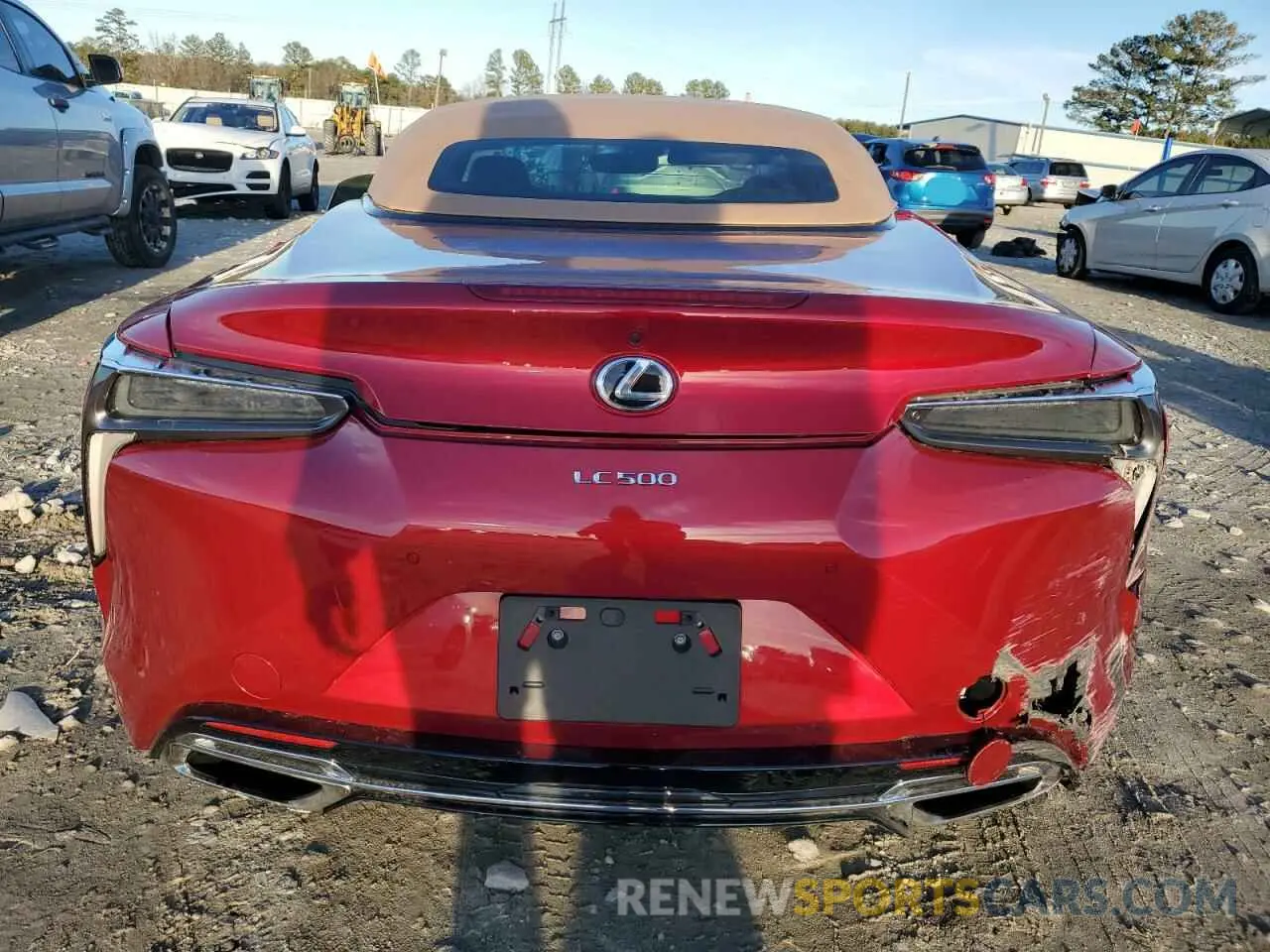 6 fotografías del automóvil dañado JTHKPAAY8MA103289 LEXUS LC500 2021
