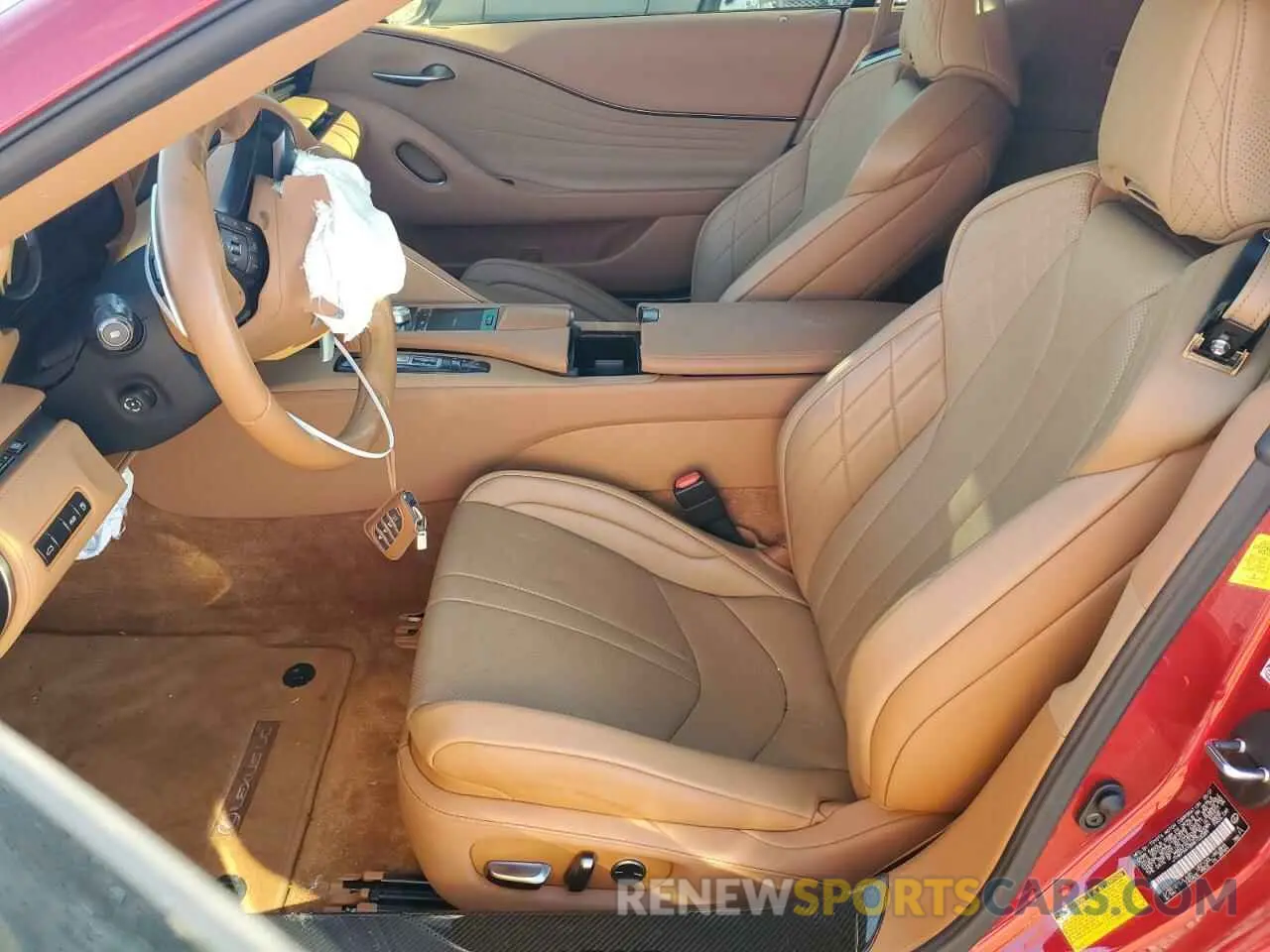 7 fotografías del automóvil dañado JTHKPAAY8MA103289 LEXUS LC500 2021