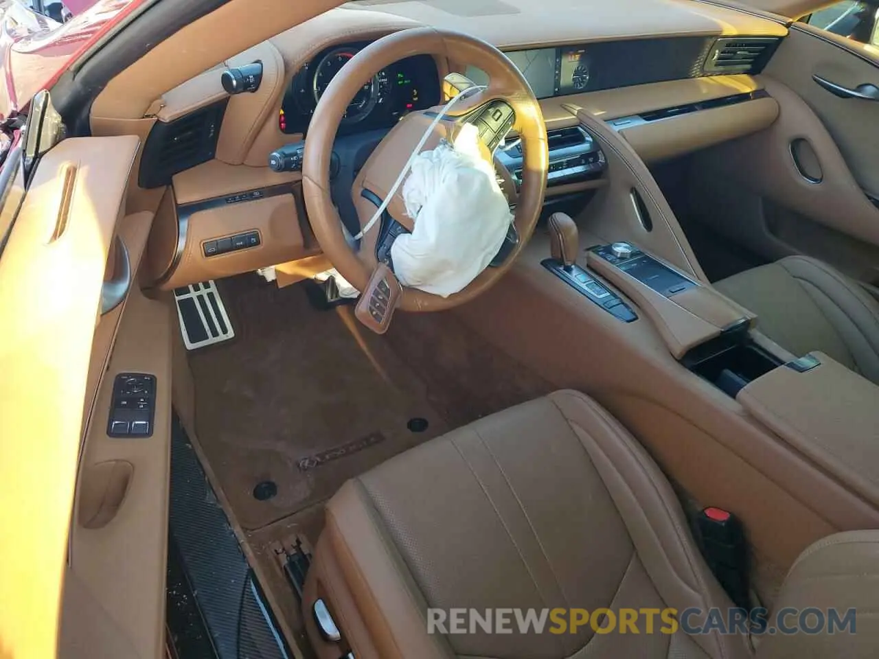 8 fotografías del automóvil dañado JTHKPAAY8MA103289 LEXUS LC500 2021