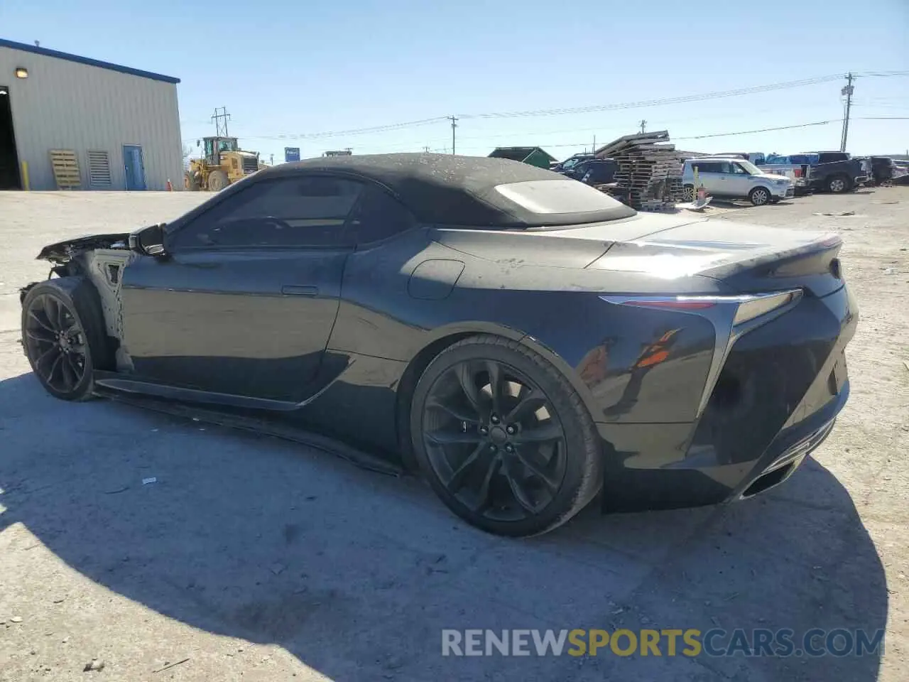 2 fotografías del automóvil dañado JTHKPAAY9MA100031 LEXUS LC500 2021