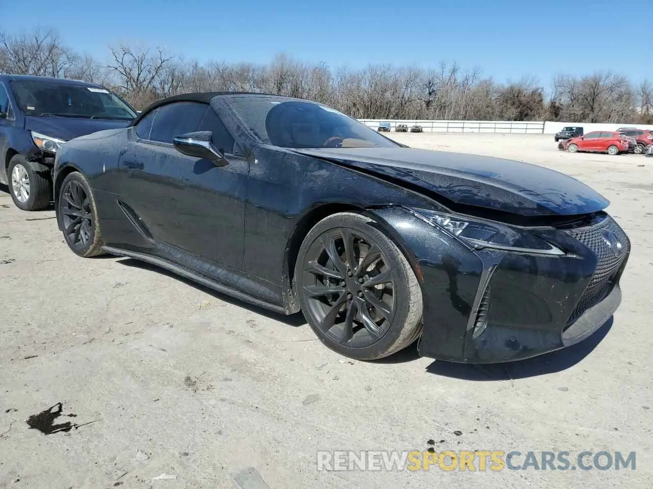 4 fotografías del automóvil dañado JTHKPAAY9MA100031 LEXUS LC500 2021