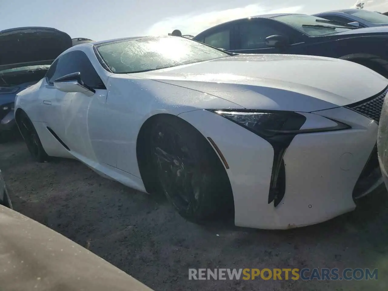 4 fotografías del automóvil dañado JTHLP5AY3NA105772 LEXUS LC500 2022