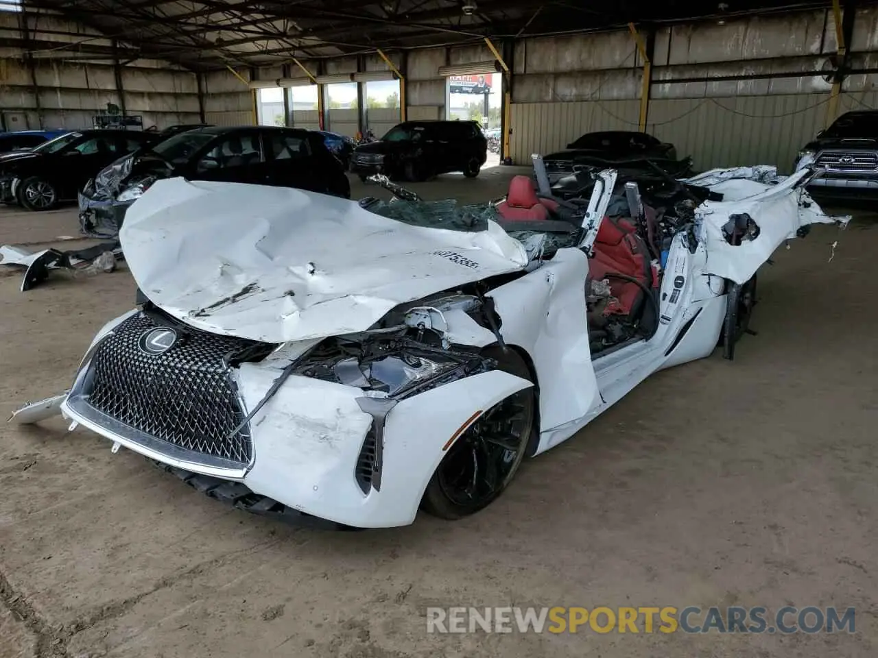 1 fotografías del automóvil dañado JTHMPAAY8NA105991 LEXUS LC500 2022