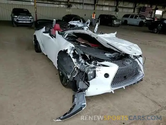 10 fotografías del automóvil dañado JTHMPAAY8NA105991 LEXUS LC500 2022