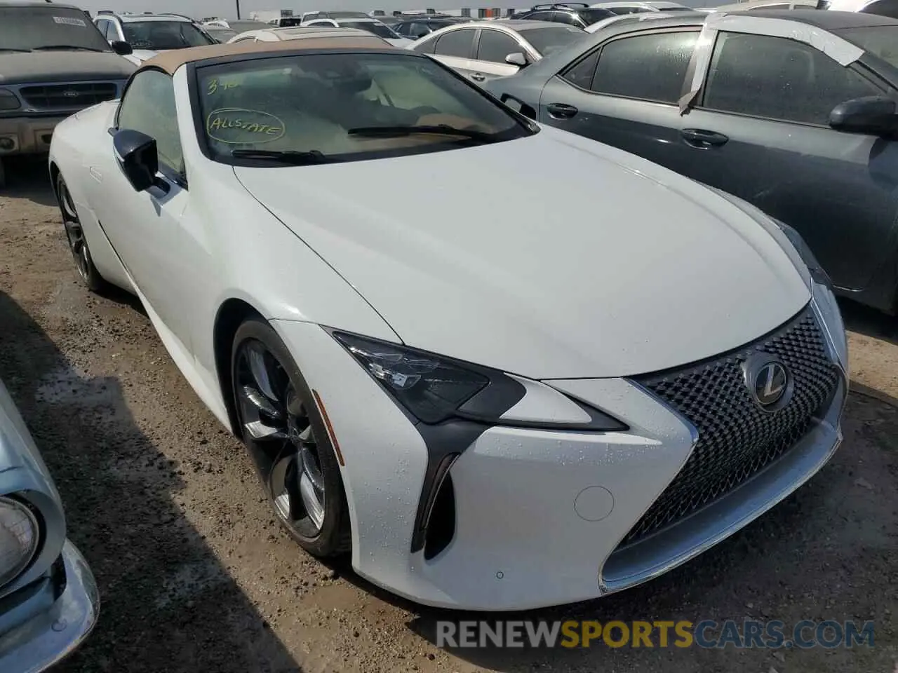 4 fotografías del automóvil dañado JTHMPAAY1RA108771 LEXUS LC500 2024
