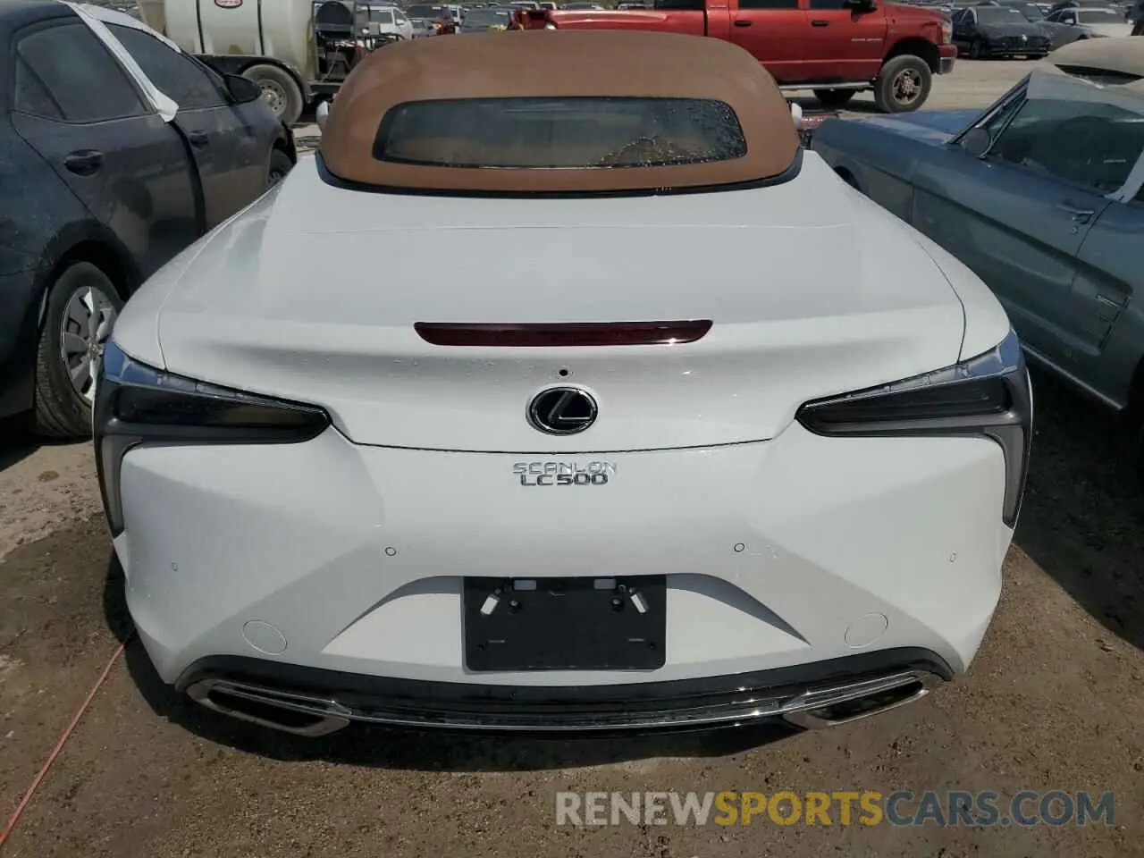 6 fotografías del automóvil dañado JTHMPAAY1RA108771 LEXUS LC500 2024