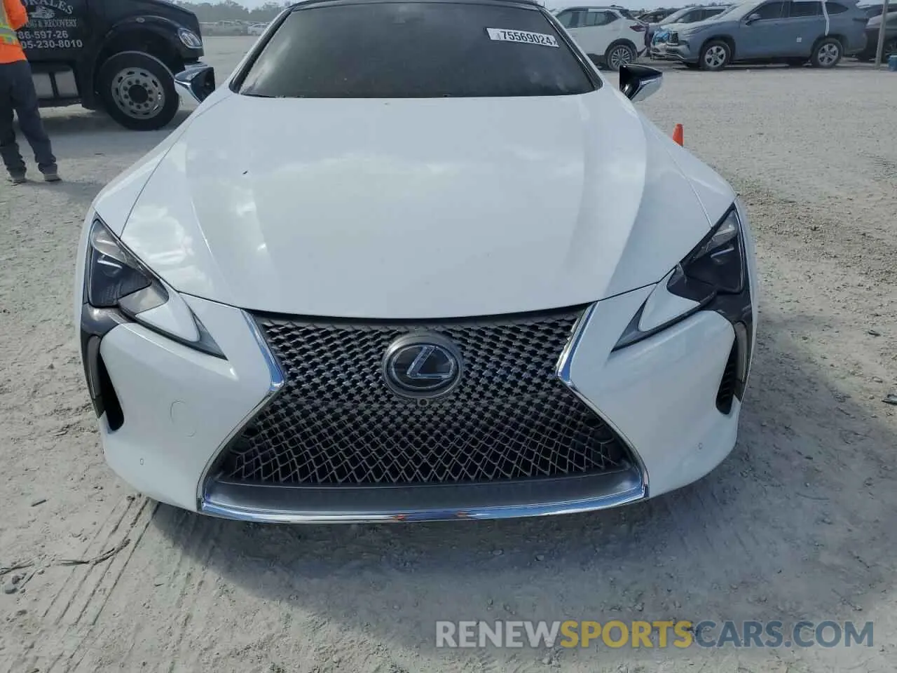 5 fotografías del automóvil dañado JTHMPAAY9RA110090 LEXUS LC500 2024