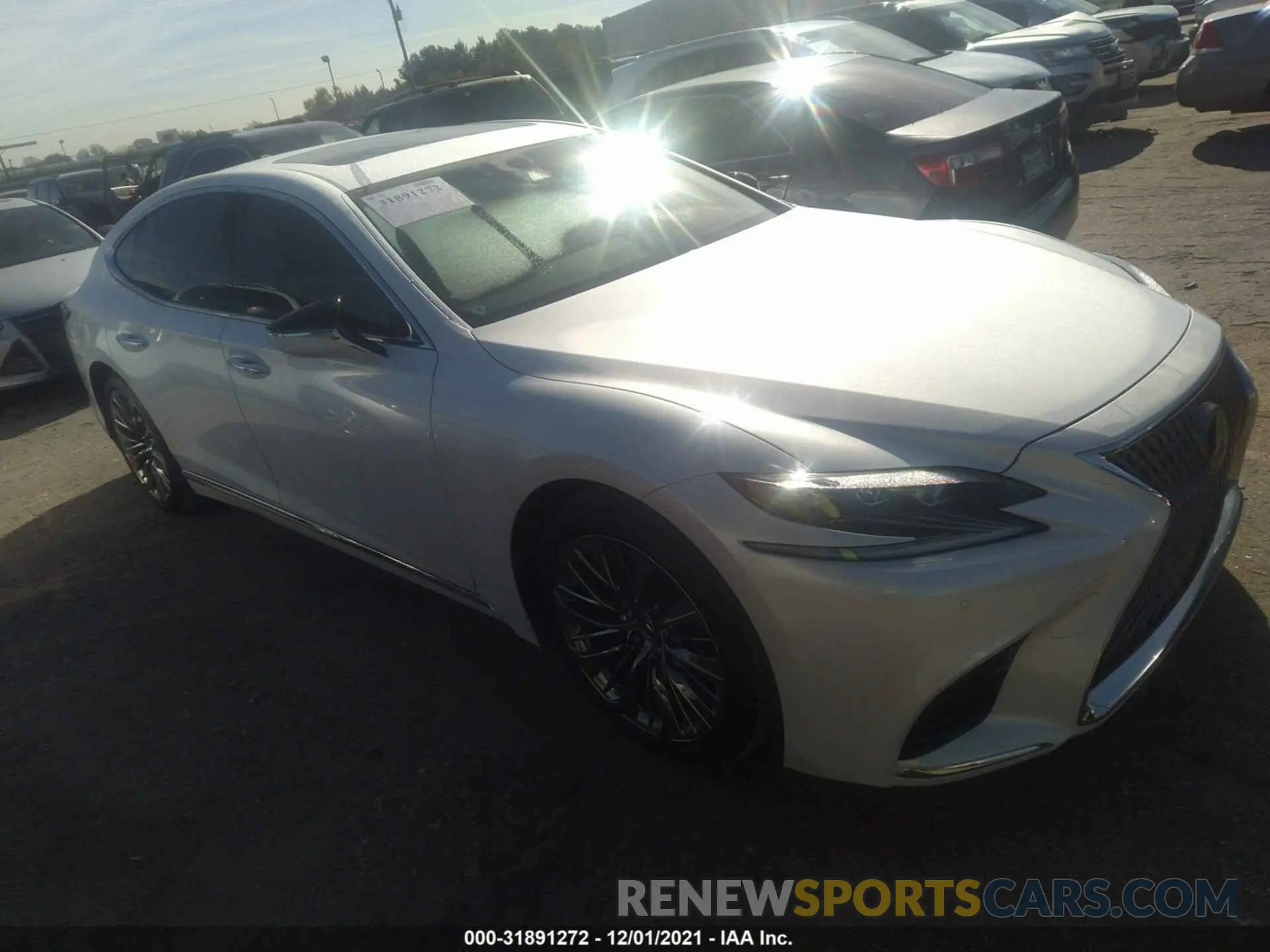 1 fotografías del automóvil dañado JTHD51FF9L5012240 LEXUS LS 2020