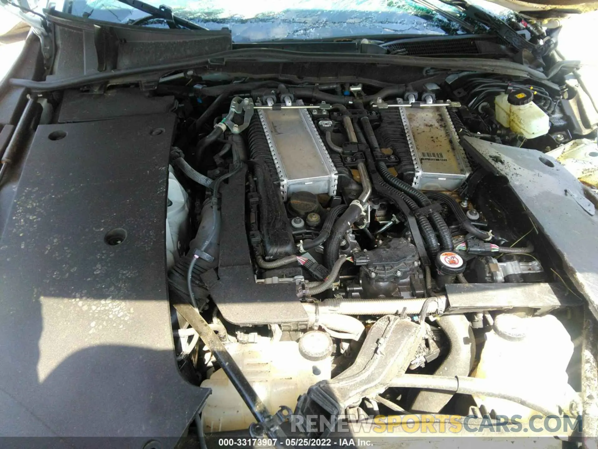 10 fotografías del automóvil dañado JTHF51FF7L5012682 LEXUS LS 2020