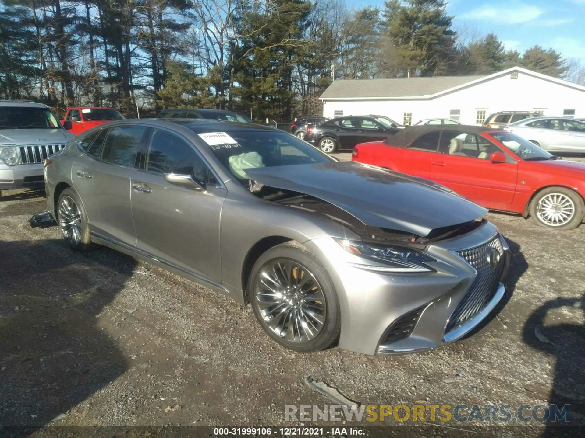 1 fotografías del automóvil dañado JTHG5LGF8L5007893 LEXUS LS 2020
