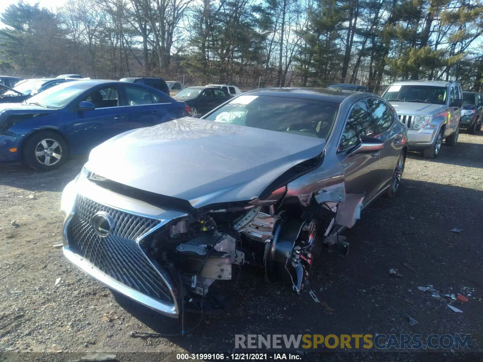 6 fotografías del automóvil dañado JTHG5LGF8L5007893 LEXUS LS 2020