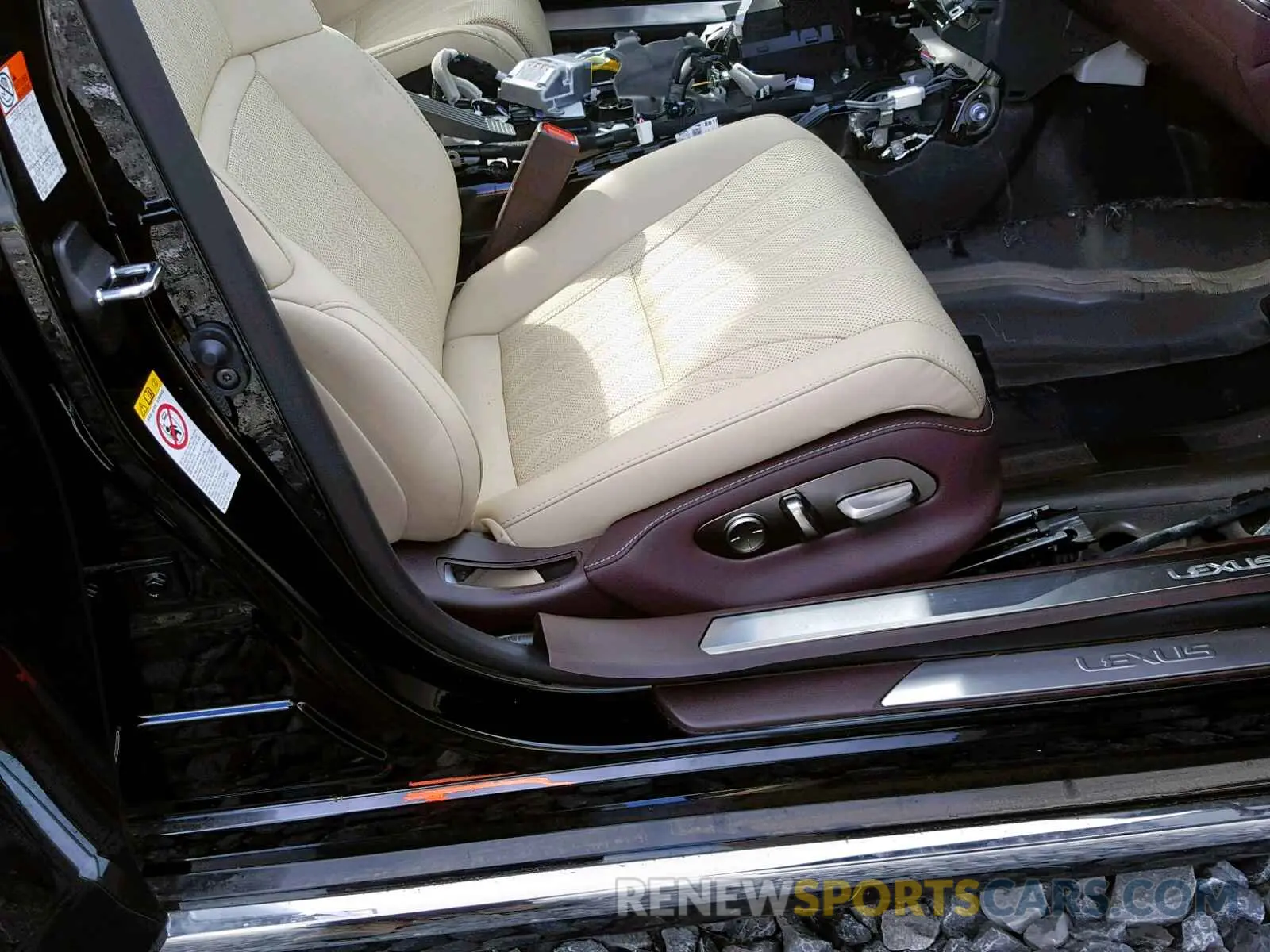9 fotografías del automóvil dañado JTHB51FF8K5007794 LEXUS LS 500 2019