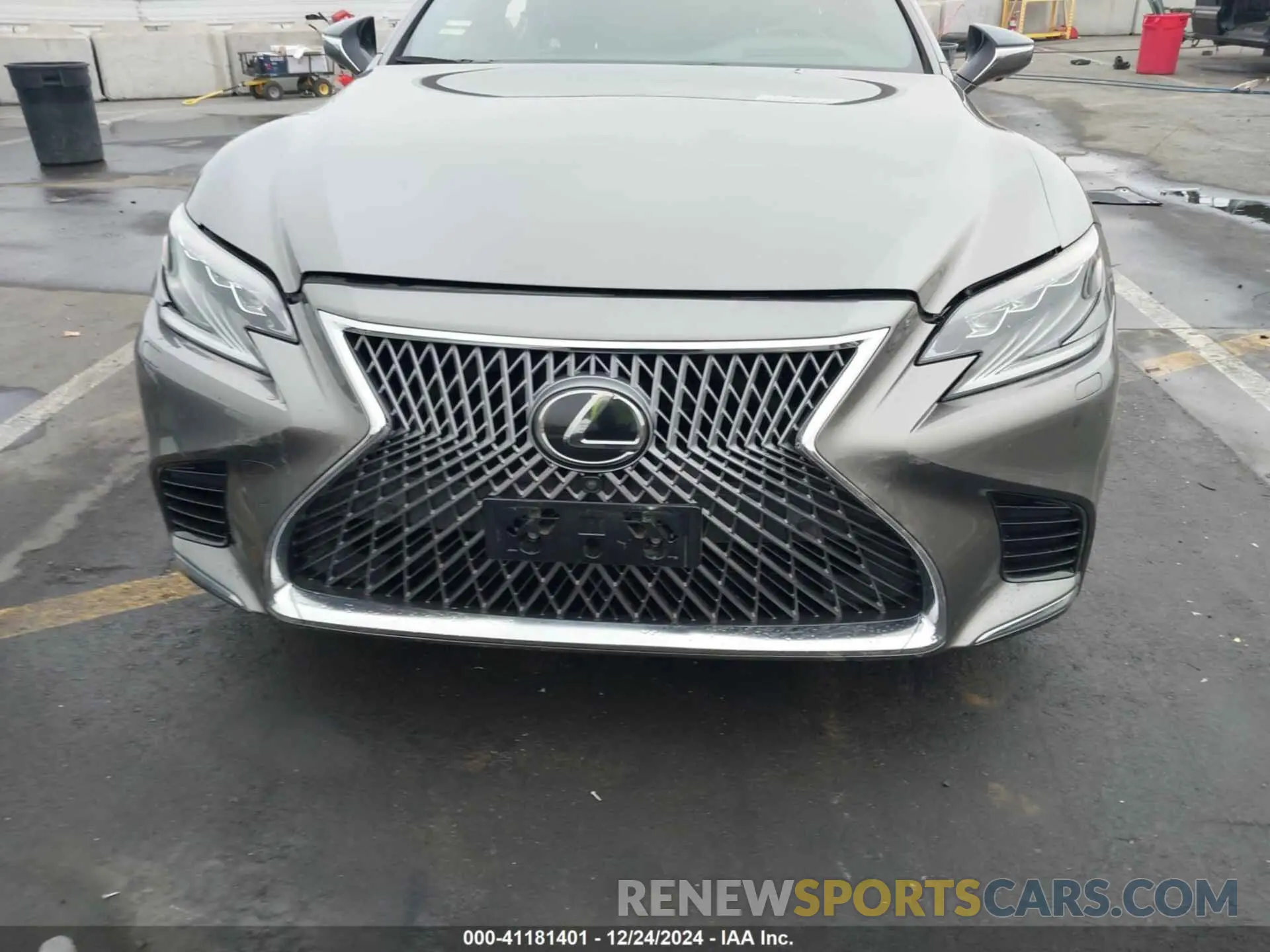 12 fotografías del automóvil dañado JTHB5LFF6K5008714 LEXUS LS 500 2019