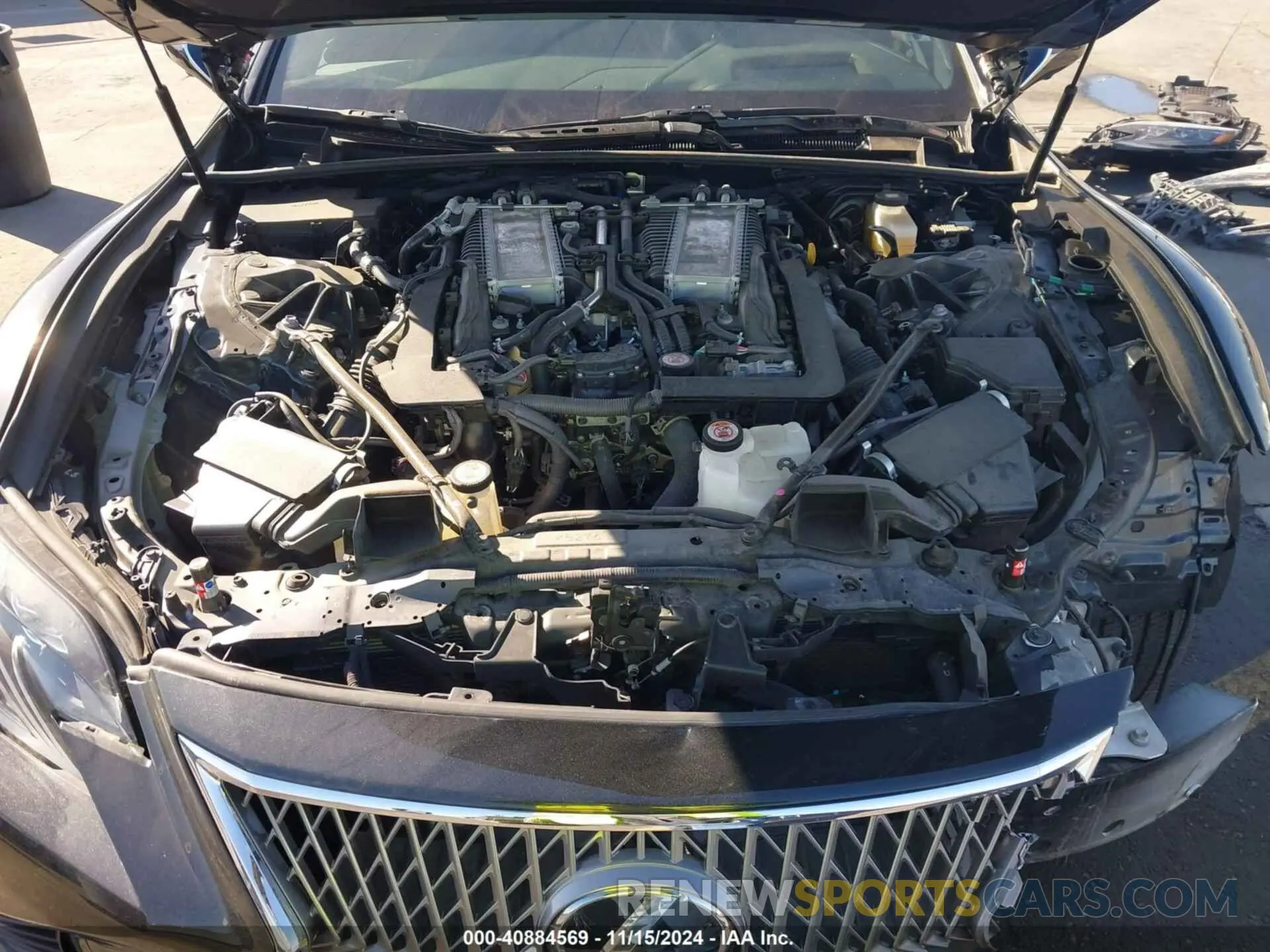 10 fotografías del automóvil dañado JTHD51FF5L5012302 LEXUS LS 500 2020