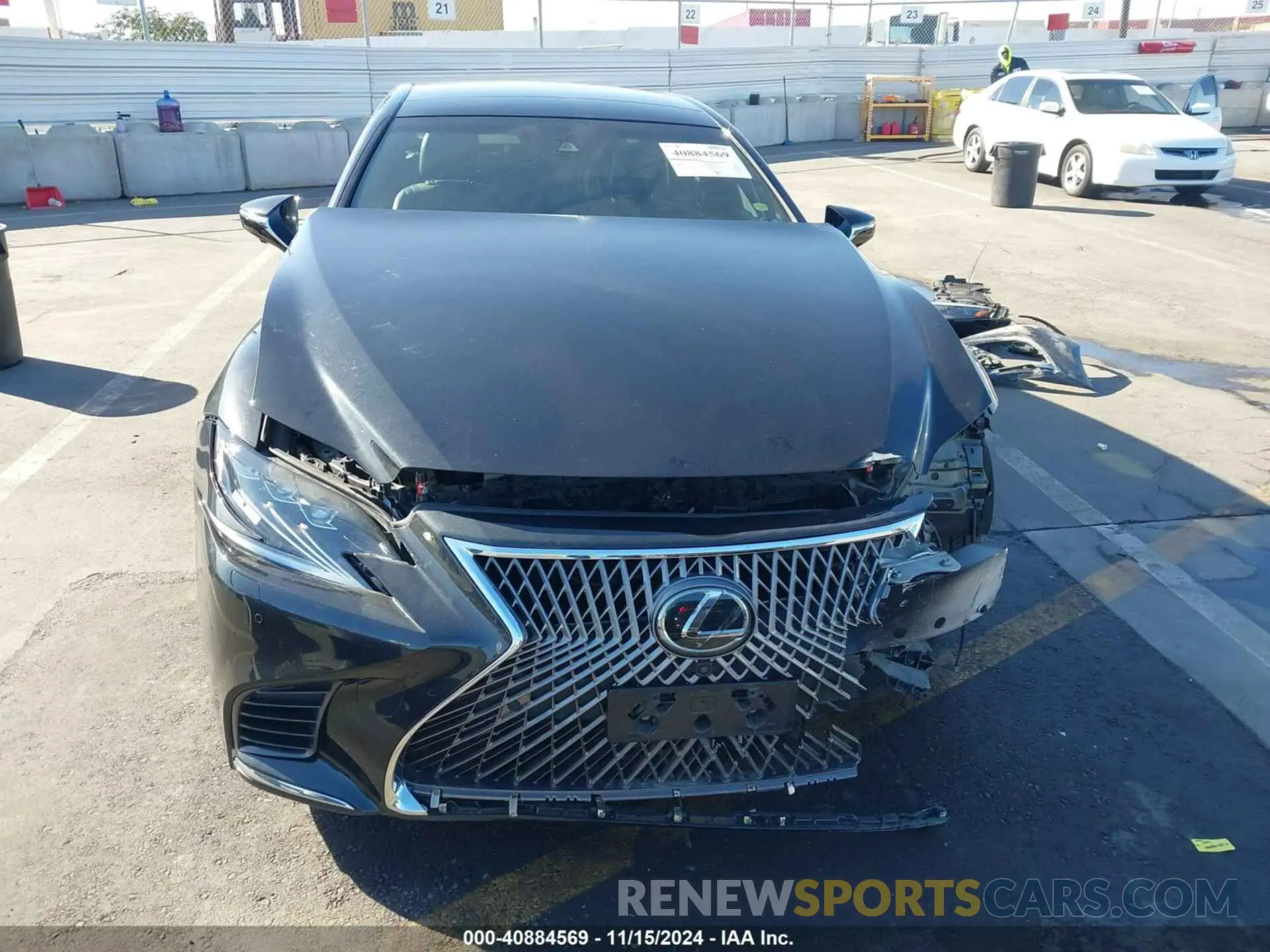13 fotografías del automóvil dañado JTHD51FF5L5012302 LEXUS LS 500 2020
