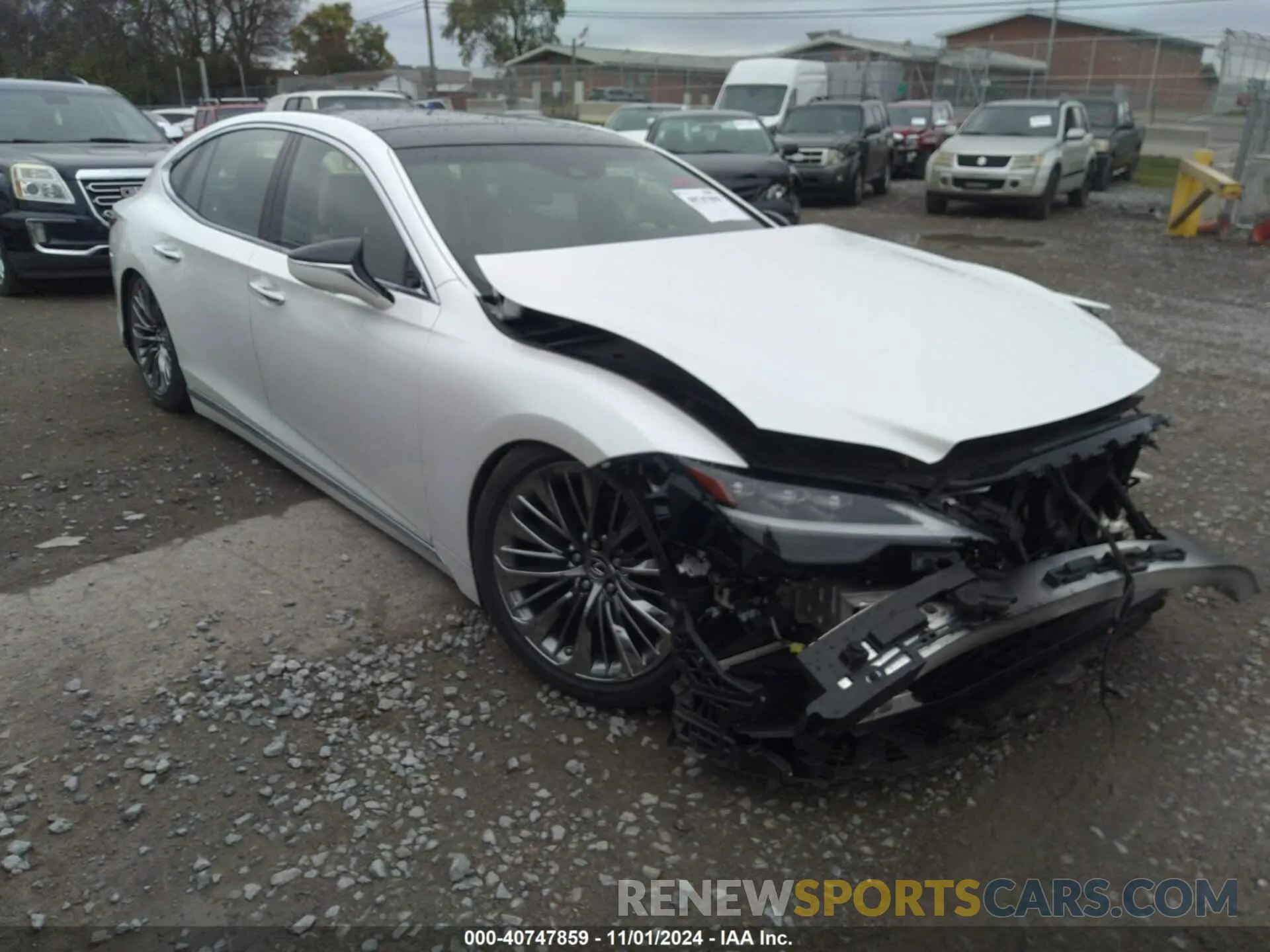 1 fotografías del automóvil dañado JTHD51FF0N5015708 LEXUS LS 500 2022