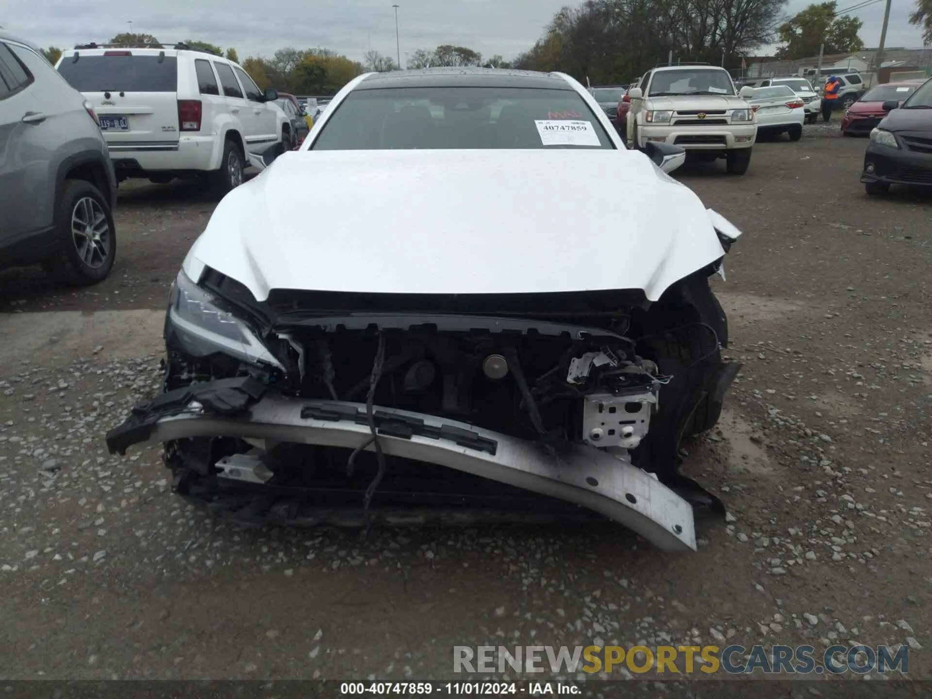 12 fotografías del automóvil dañado JTHD51FF0N5015708 LEXUS LS 500 2022