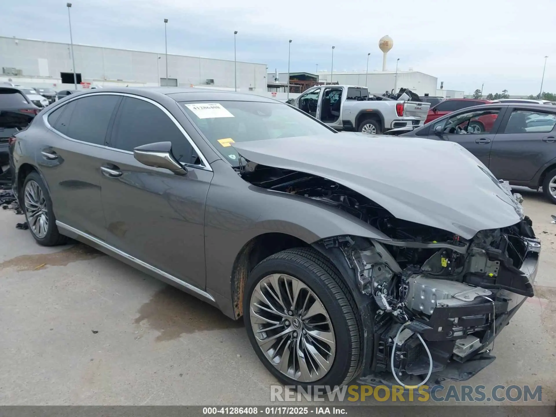 1 fotografías del automóvil dañado JTHD51FF5N5015672 LEXUS LS 500 2022