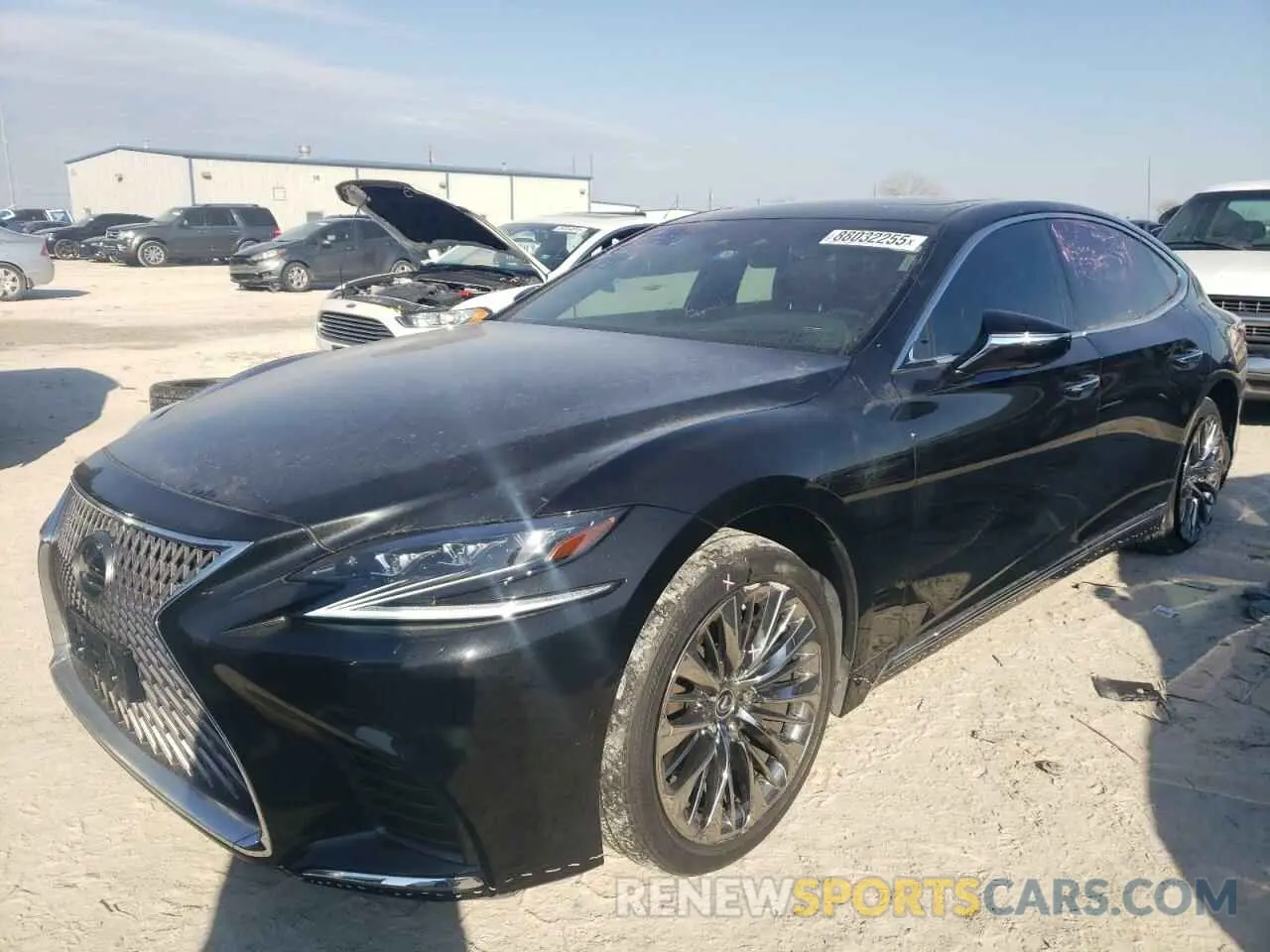 1 fotografías del automóvil dañado JTHB51FF0K5009216 LEXUS LS500 2019